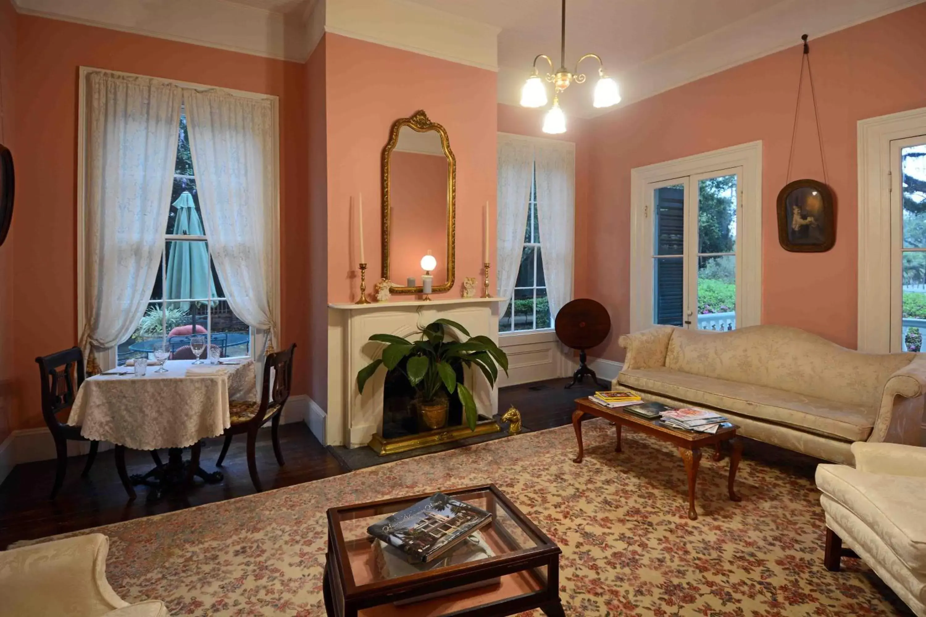 Seating Area in 1872 Denham Inn