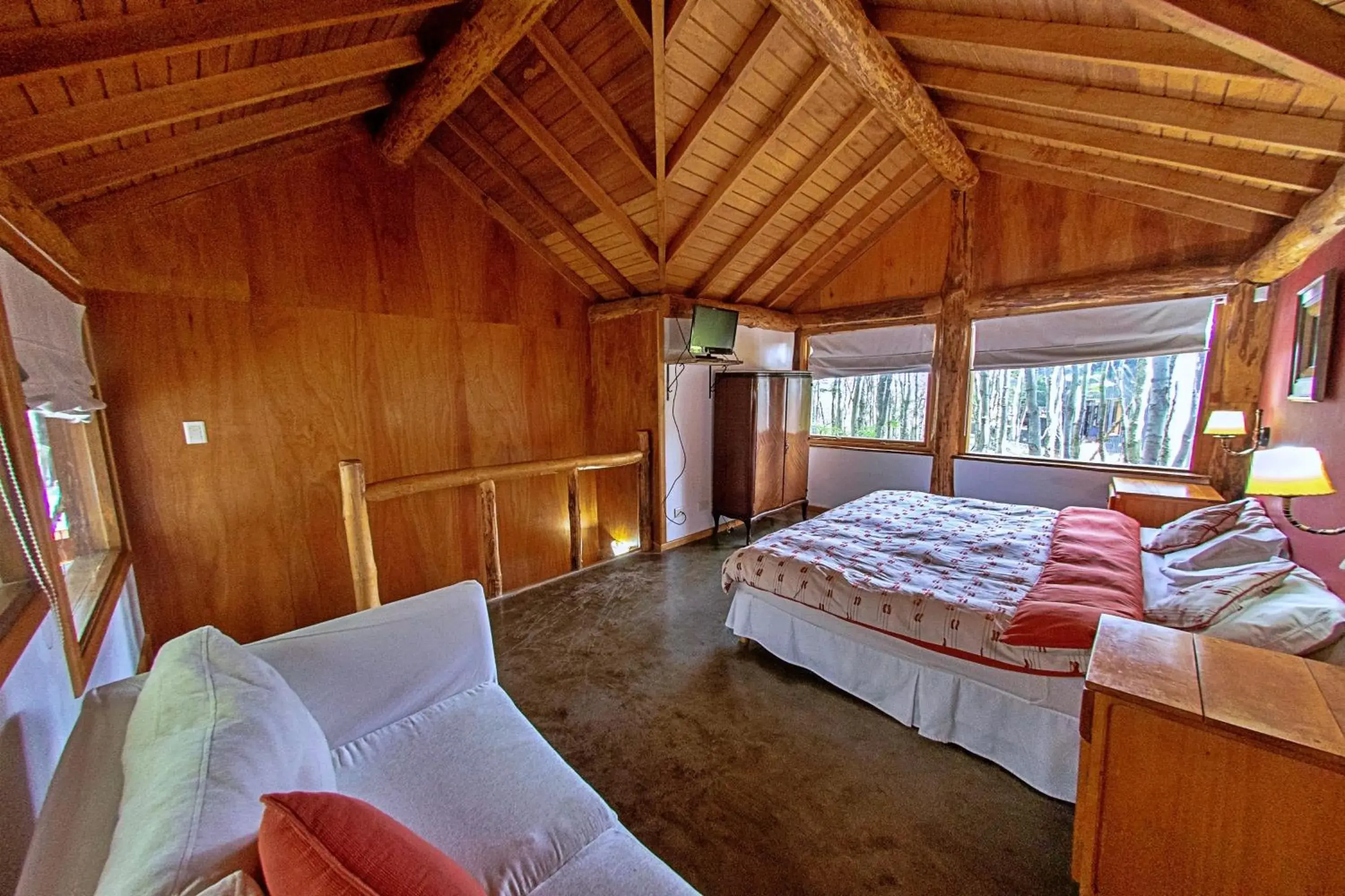 Bed in Patagonia Villa Lodge
