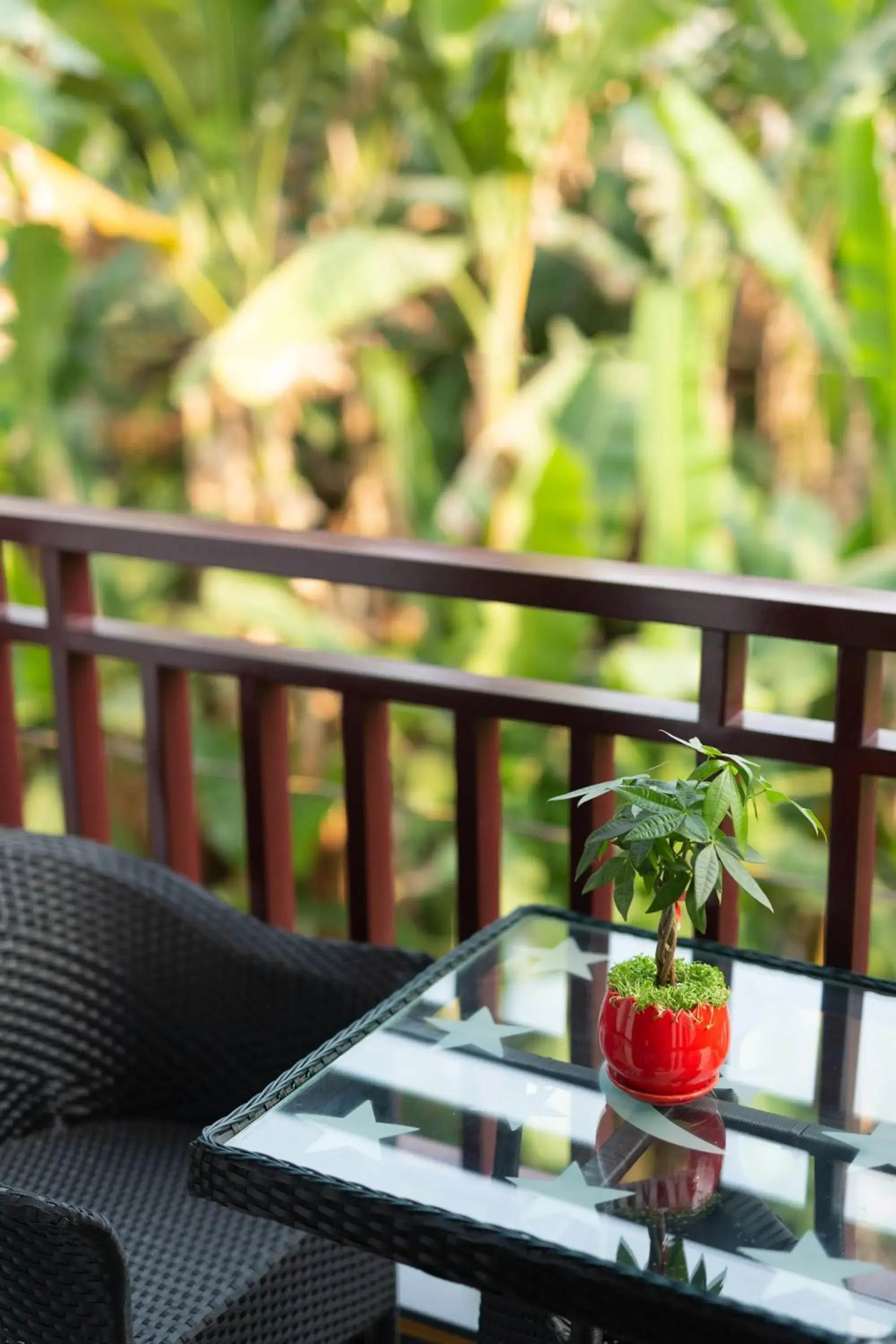 Balcony/Terrace in Nu Ni Homestay