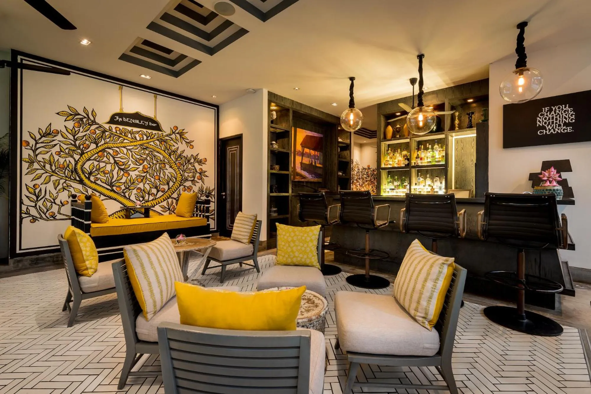 Lounge or bar in Bensley Collection Pool Villas - Shinta Mani Angkor