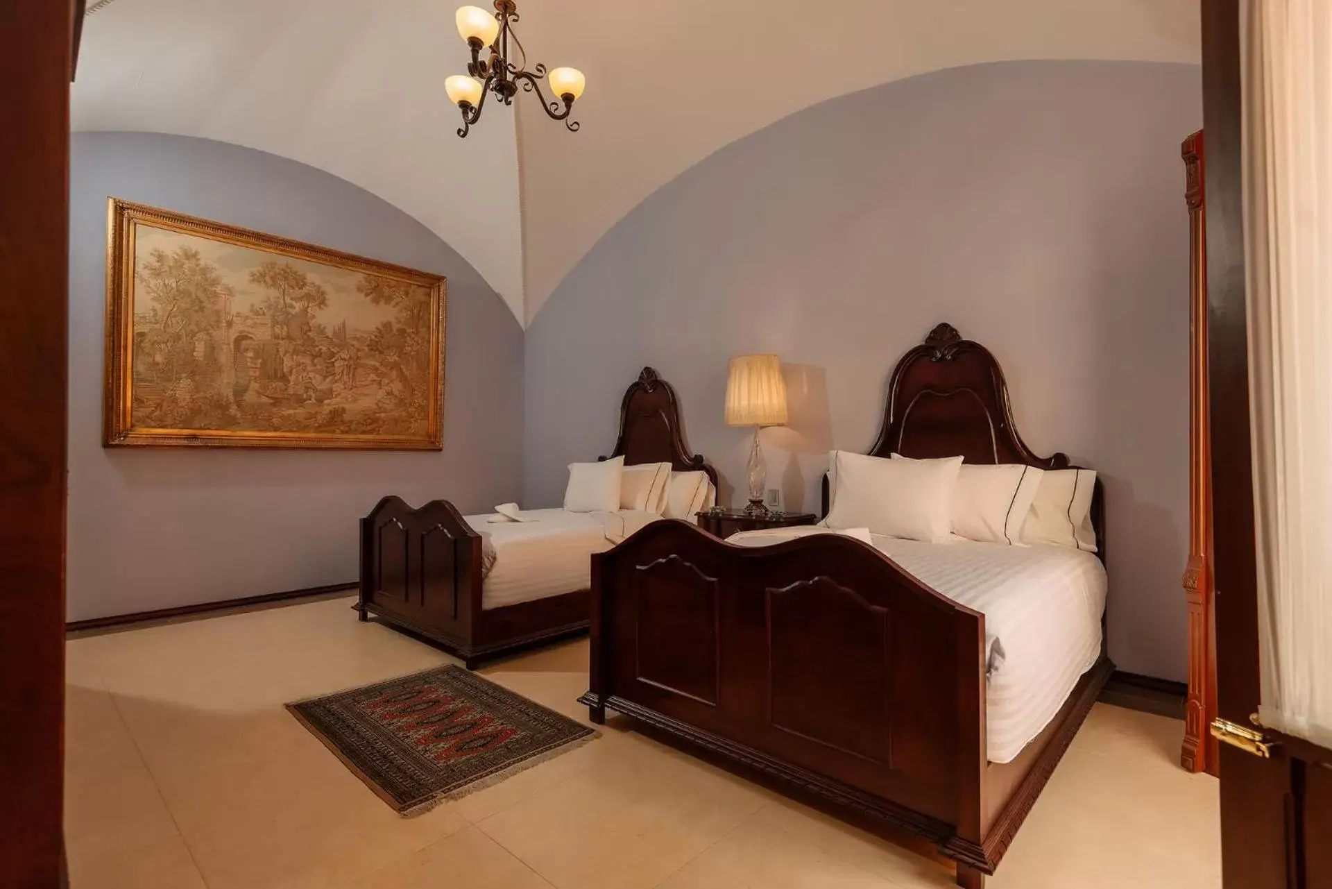 Bed in Hotel Marqués del Ángel