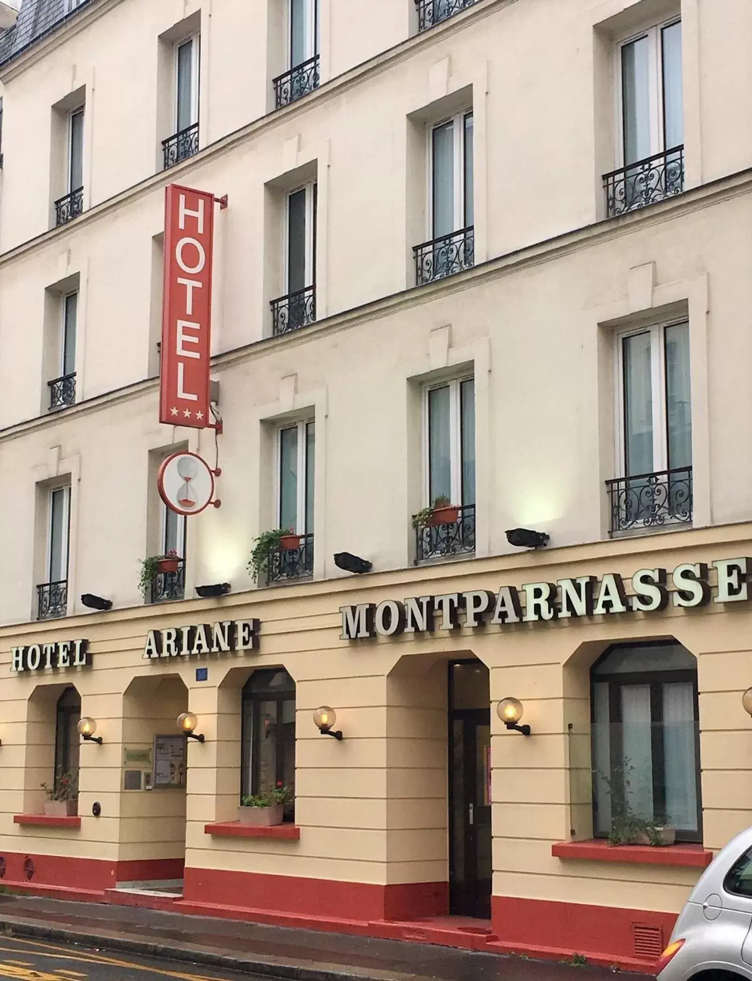 Facade/entrance, Property Building in Hotel Ariane Montparnasse by Patrick Hayat