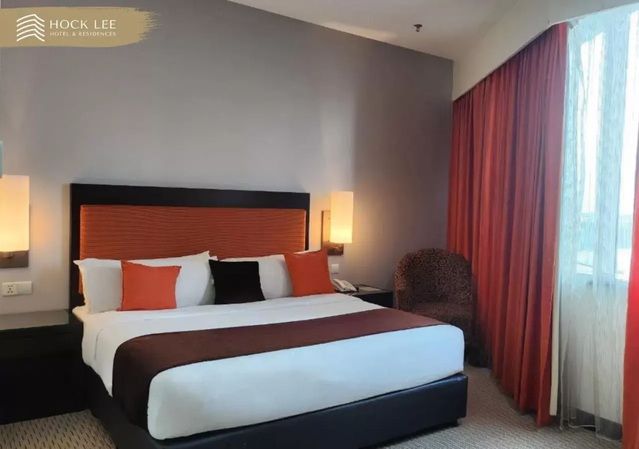 Bed in Hock Lee Hotel & Residences