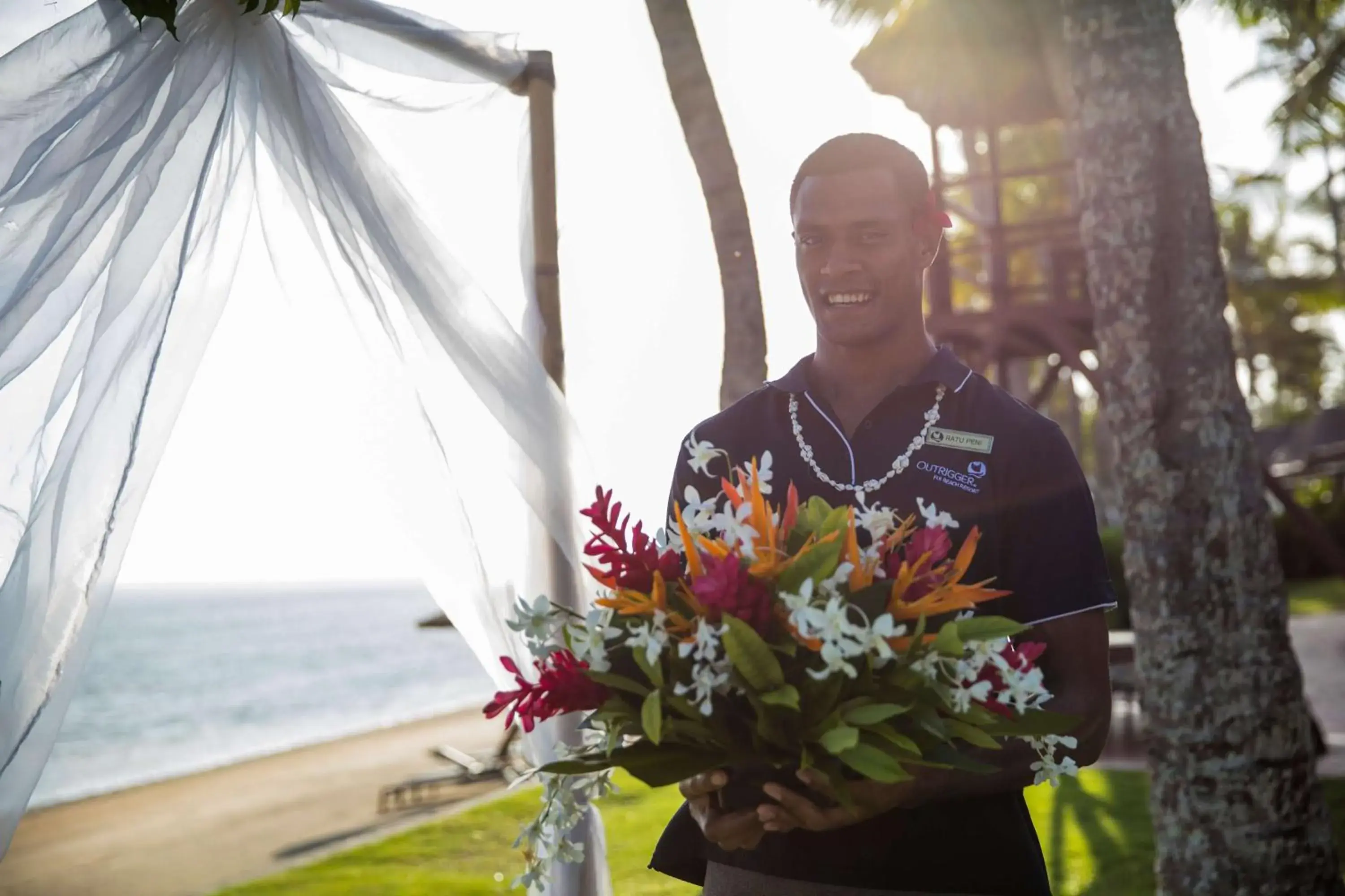 wedding in Outrigger Fiji Beach Resort