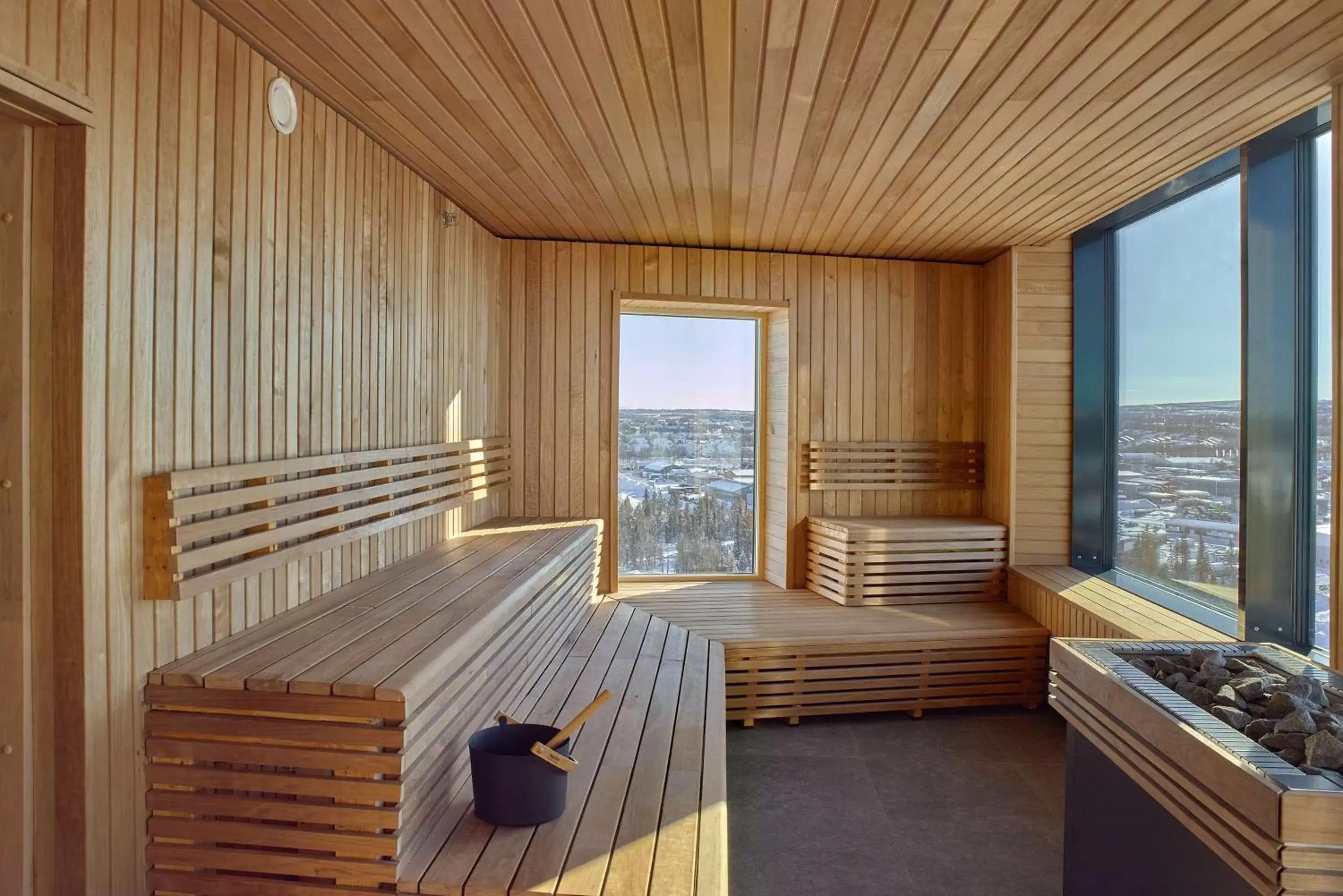 Sauna in Scandic Kiruna