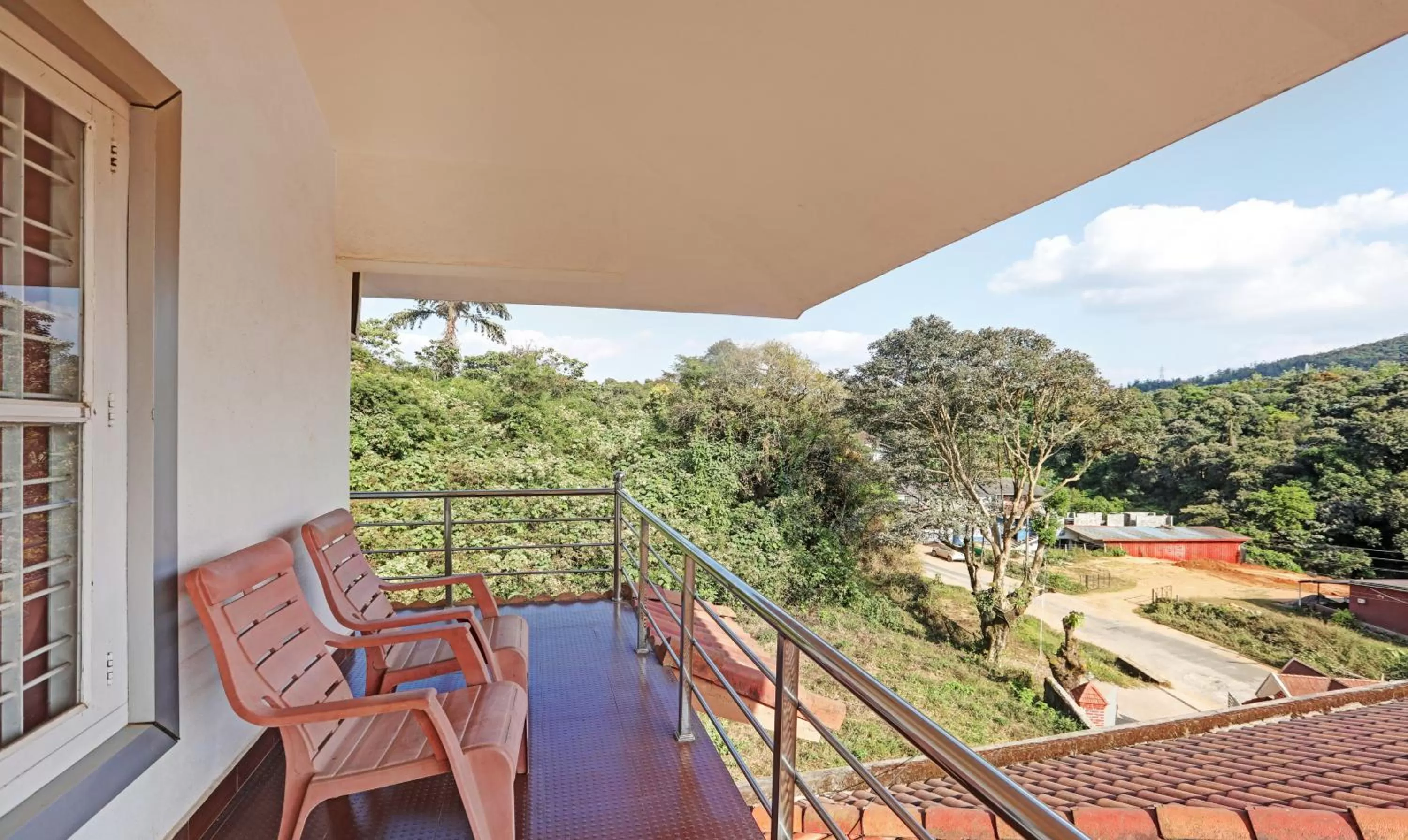 Balcony/Terrace in Treebo Trend Yajna Comforts