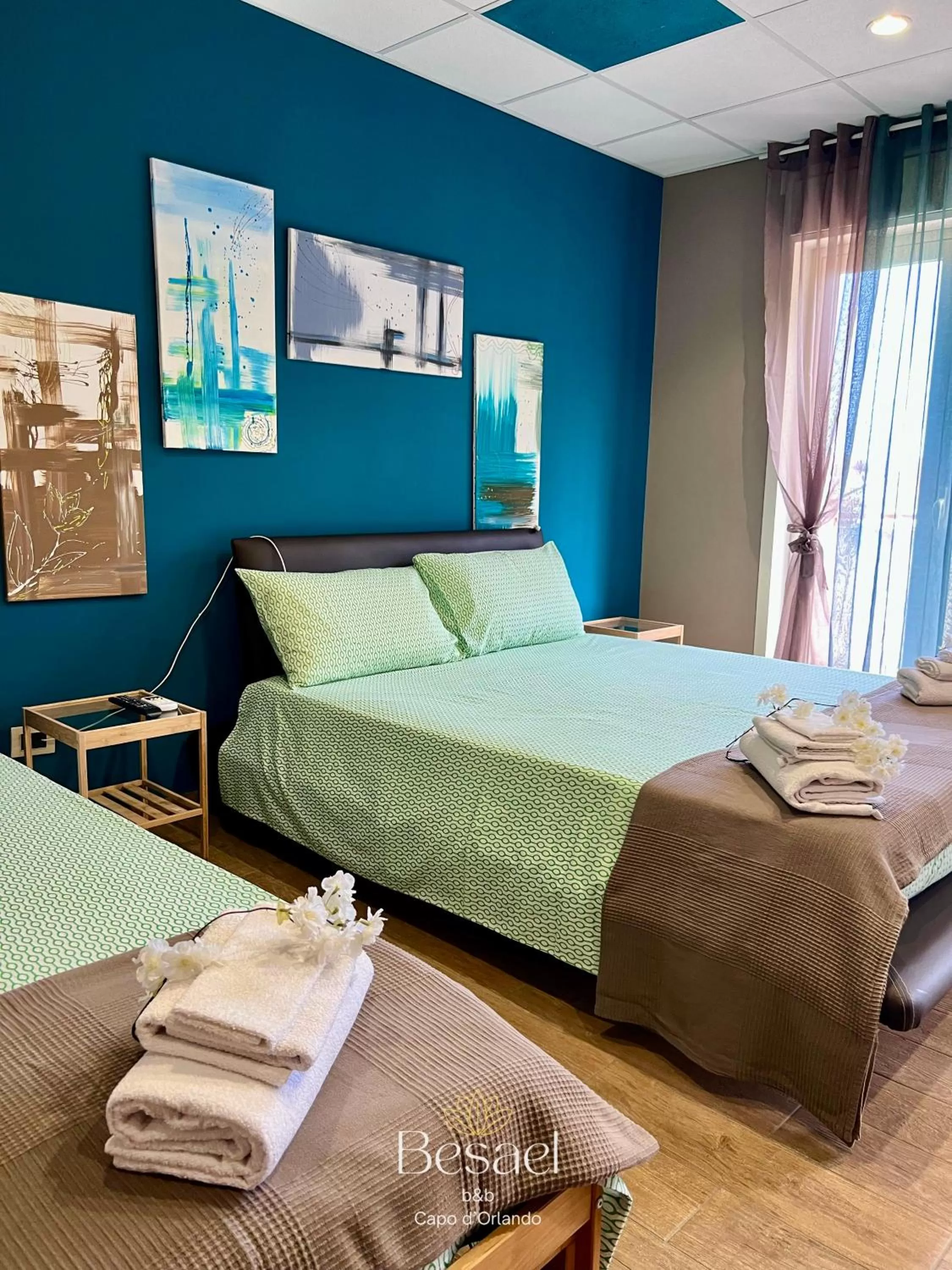 Bedroom, Bed in Besael b&b Capo d'Orlando