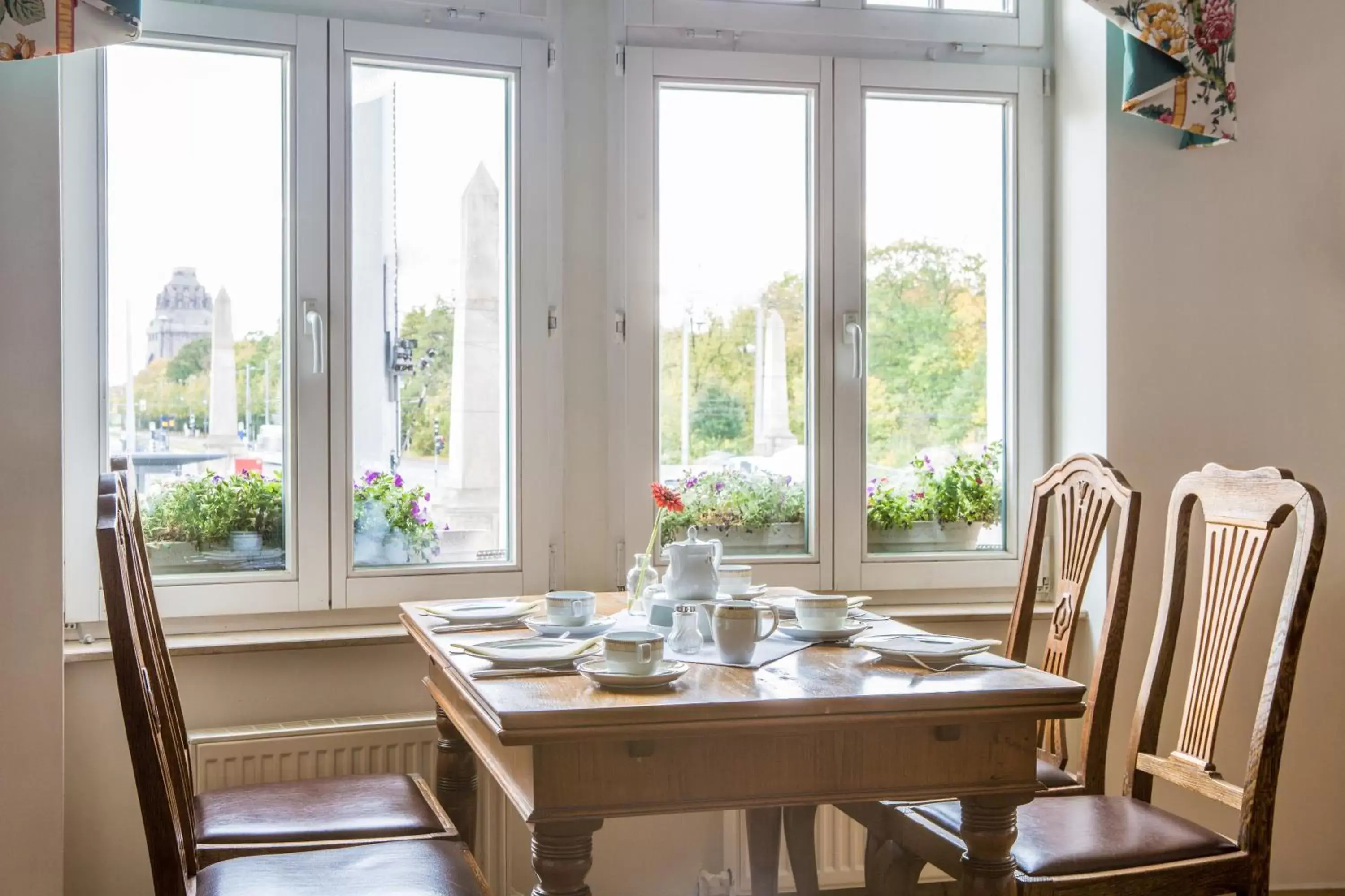 Landmark view in Jahrhunderthotel Leipzig Landmark view in Jahrhunderthotel Leipzig