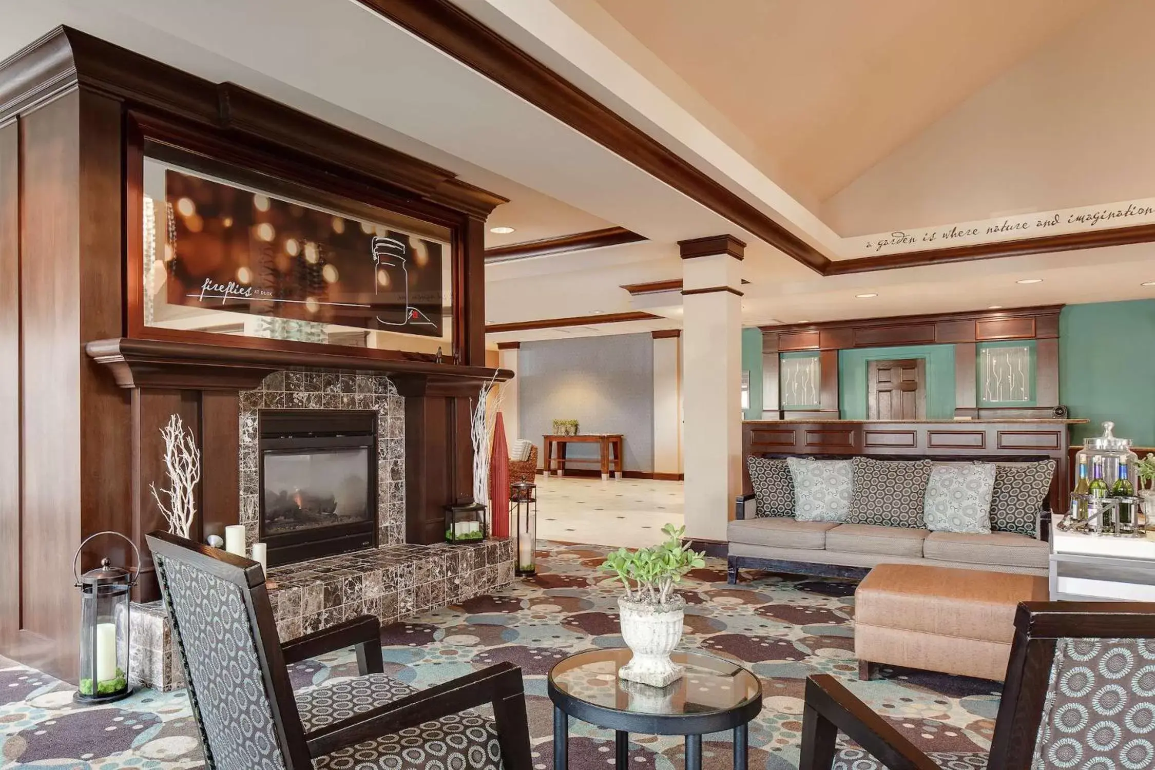 Lobby or reception, Seating Area in Hilton Garden Inn Omaha East/Council Bluffs