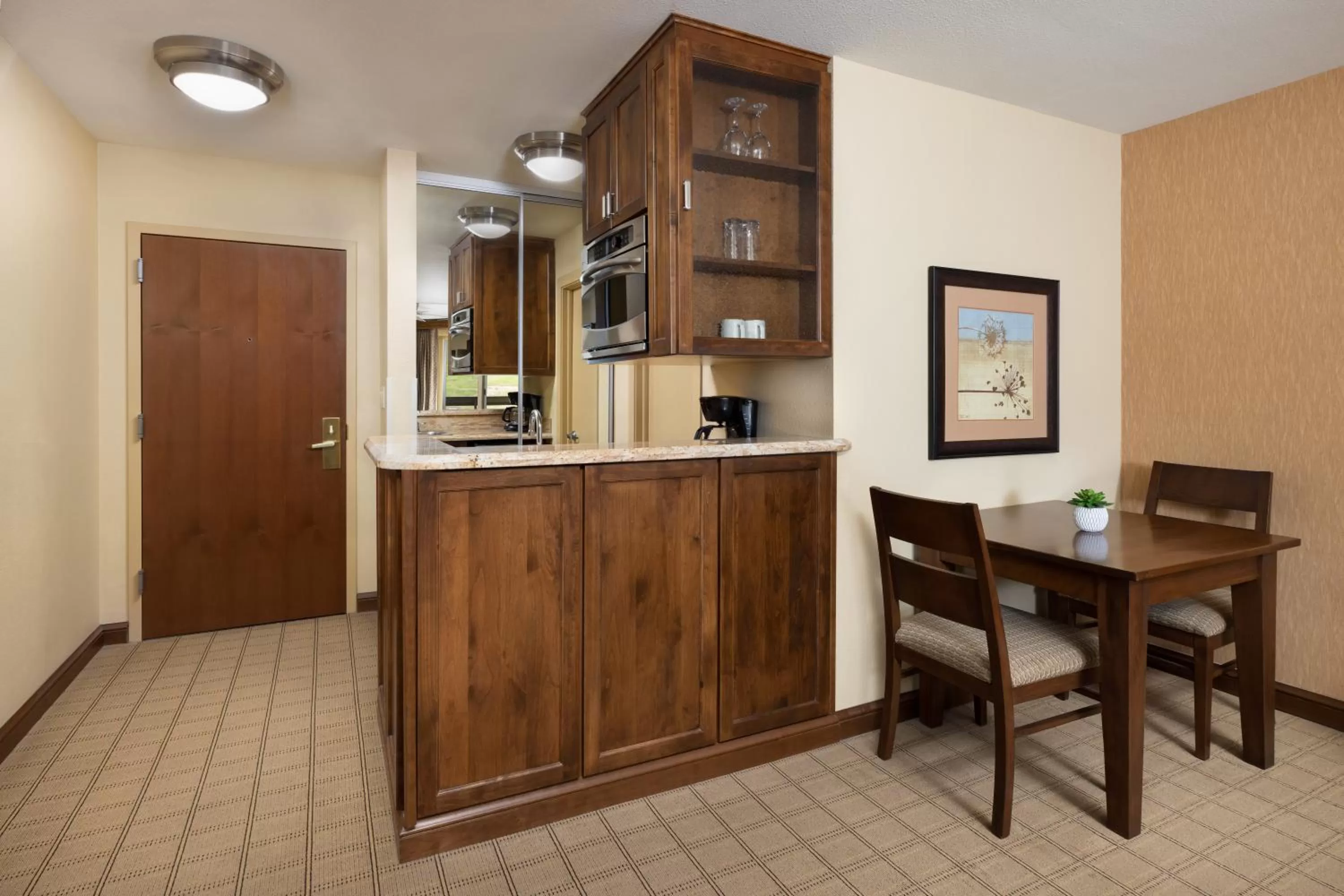 Kitchen or kitchenette in Elevation Hotel & Spa