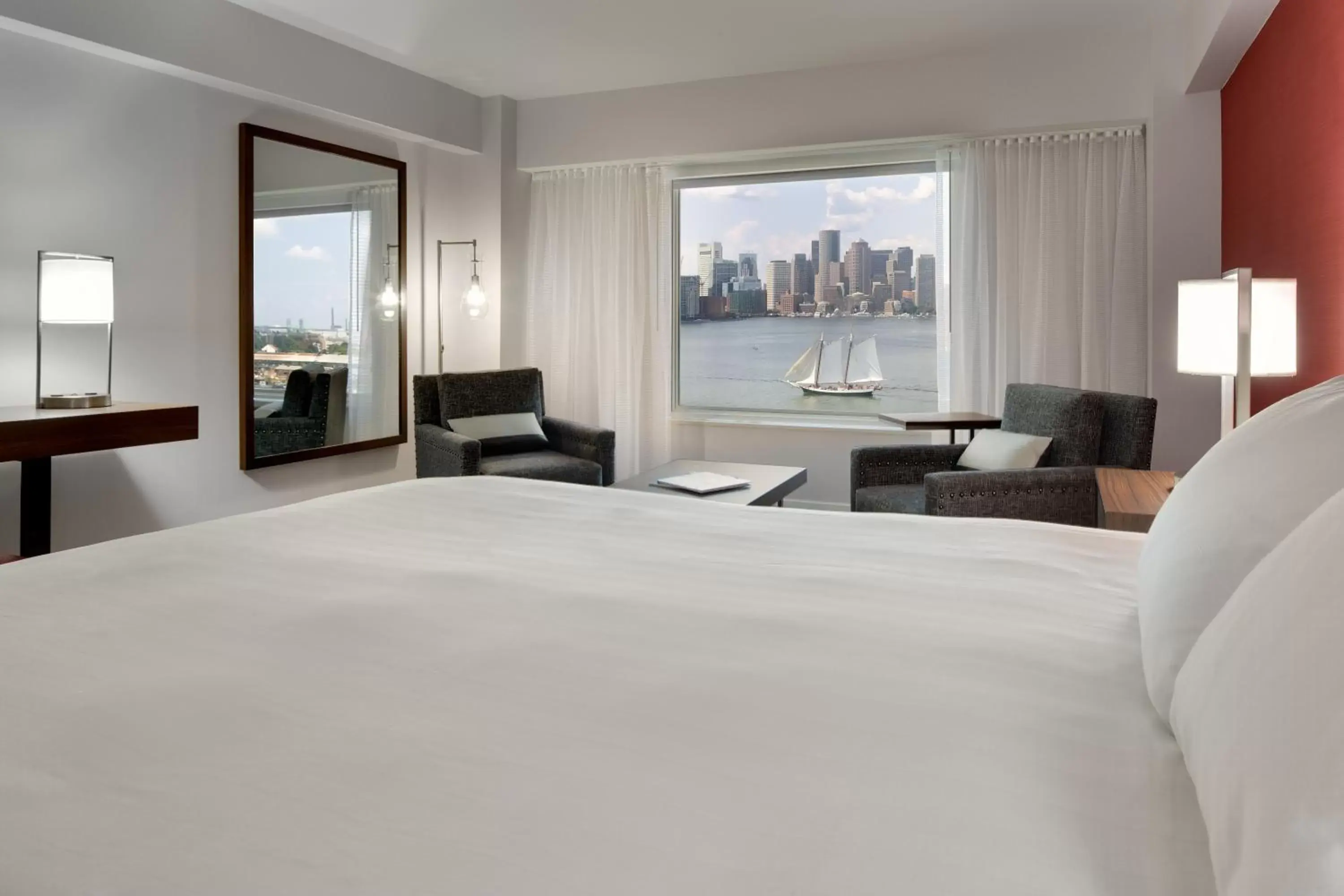 Double Room with Two Double Beds and Harbor View in Hyatt Regency Boston Harbor