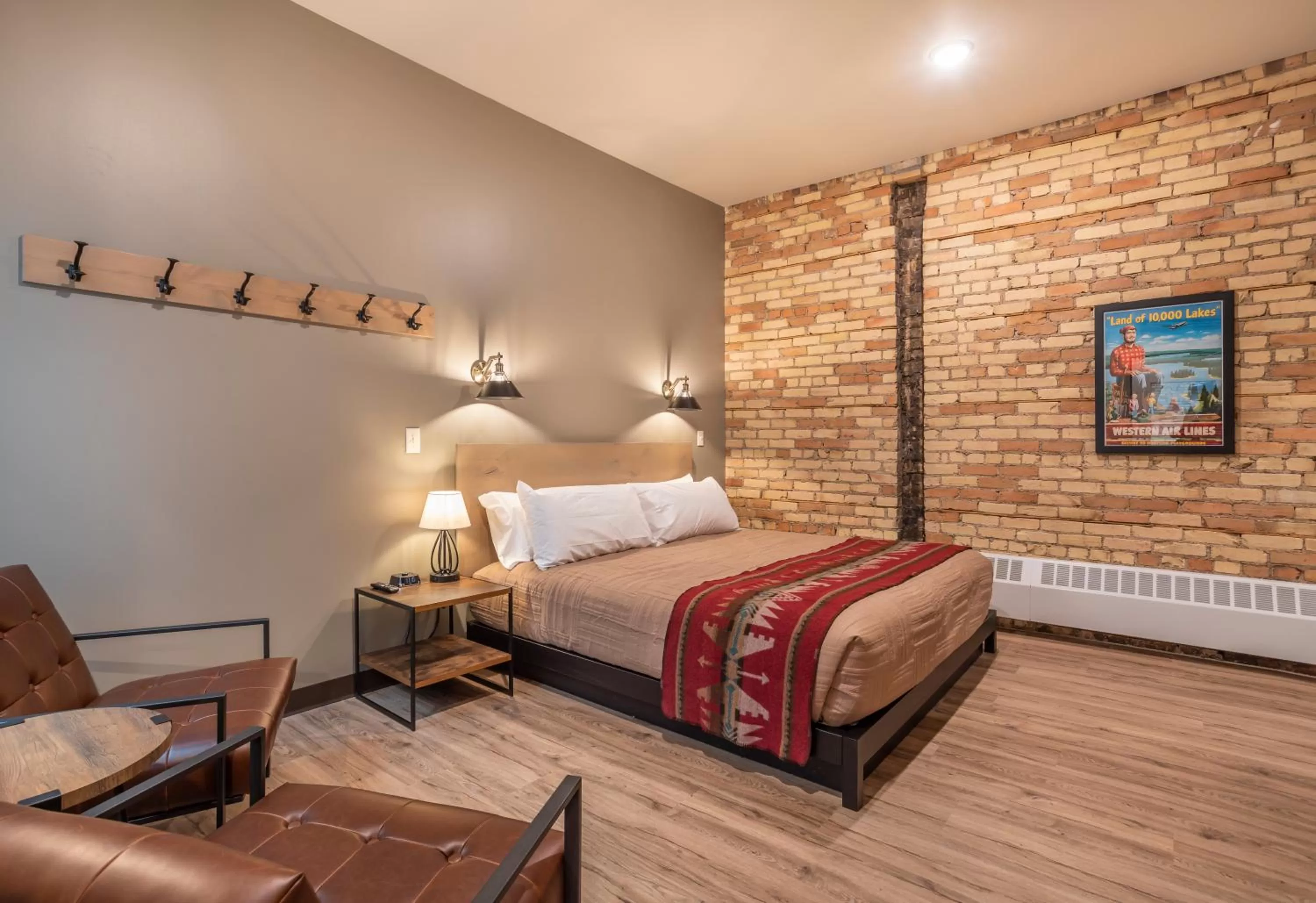 Bed in Crosby Lofts