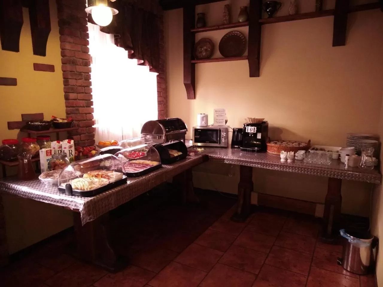 Buffet breakfast in Stara Vezha Hotel