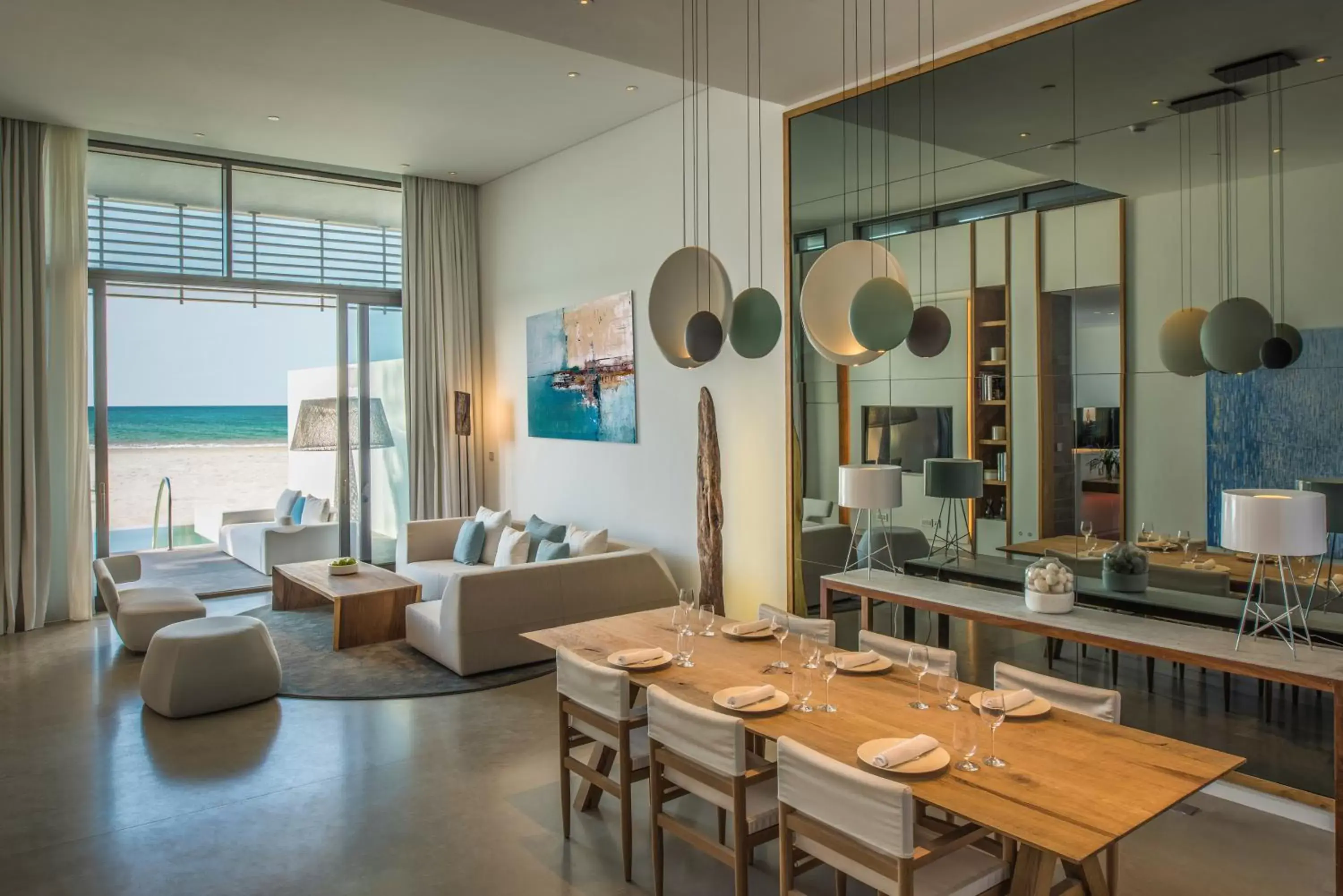 Living room, Restaurant/Places to Eat in Nikki Beach Resort & Spa Dubai