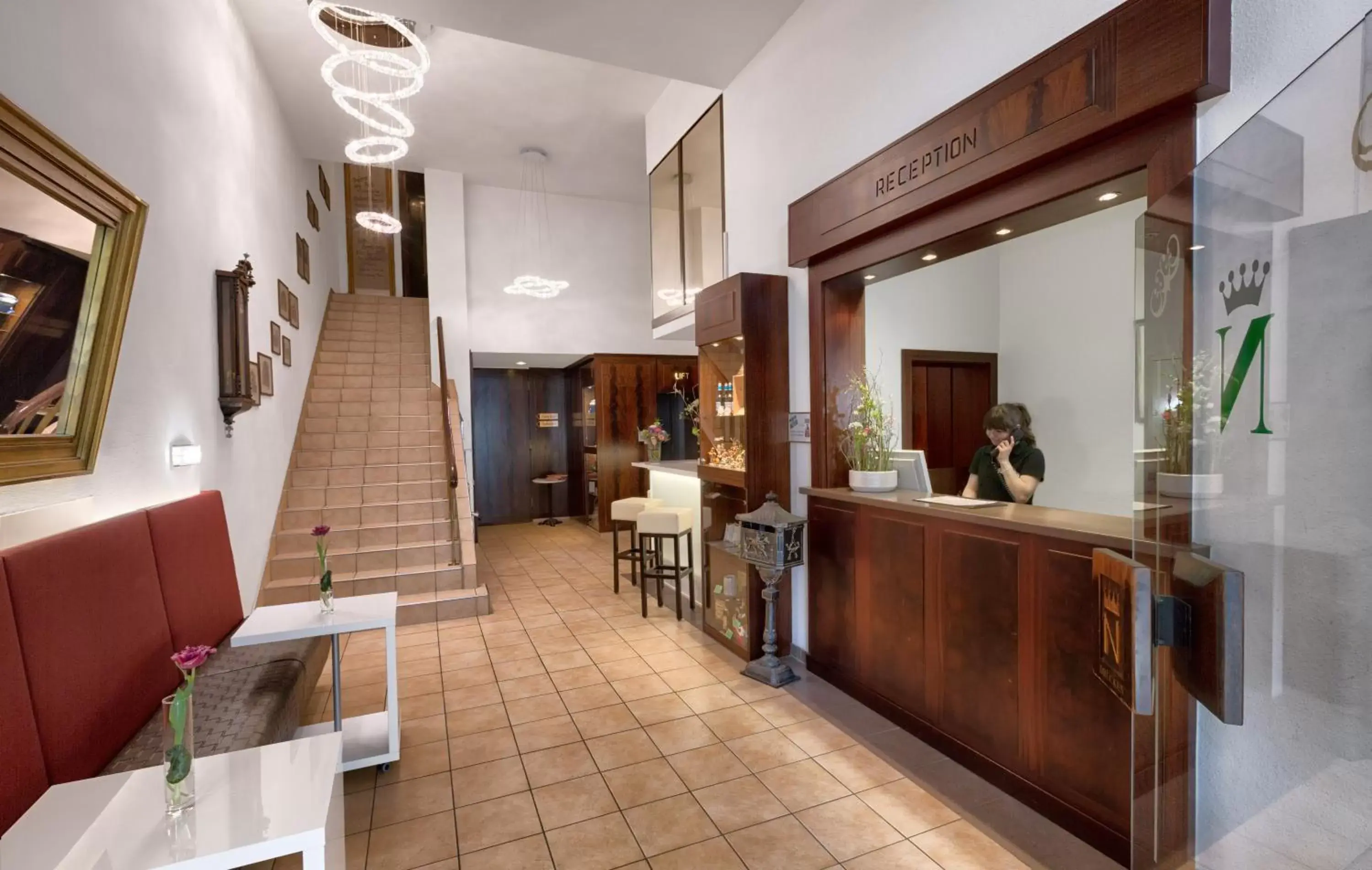 Lobby or reception in Hotel National Lobby or reception in Hotel National