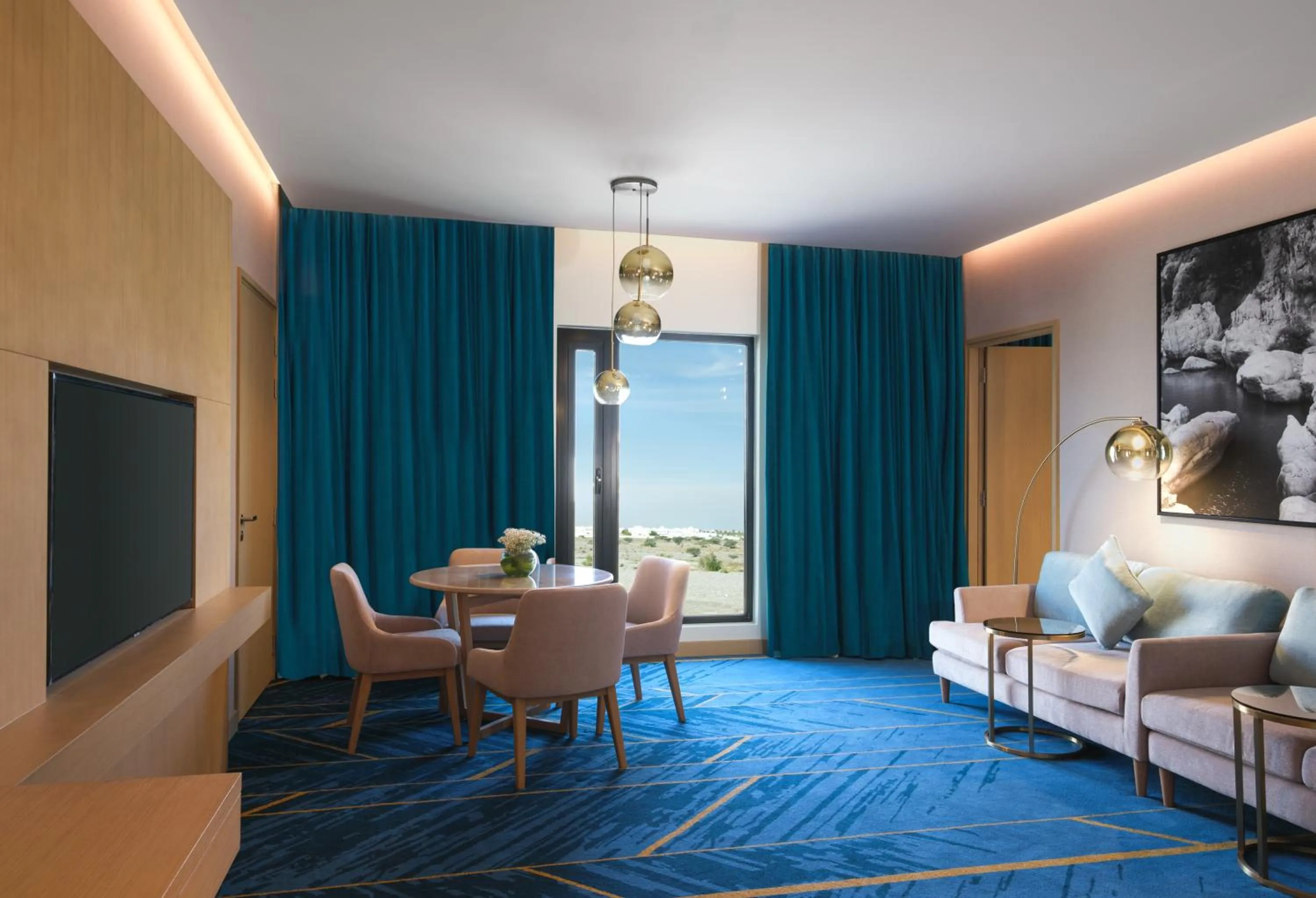 Seating area in Maani Muscat Hotel & Apartments