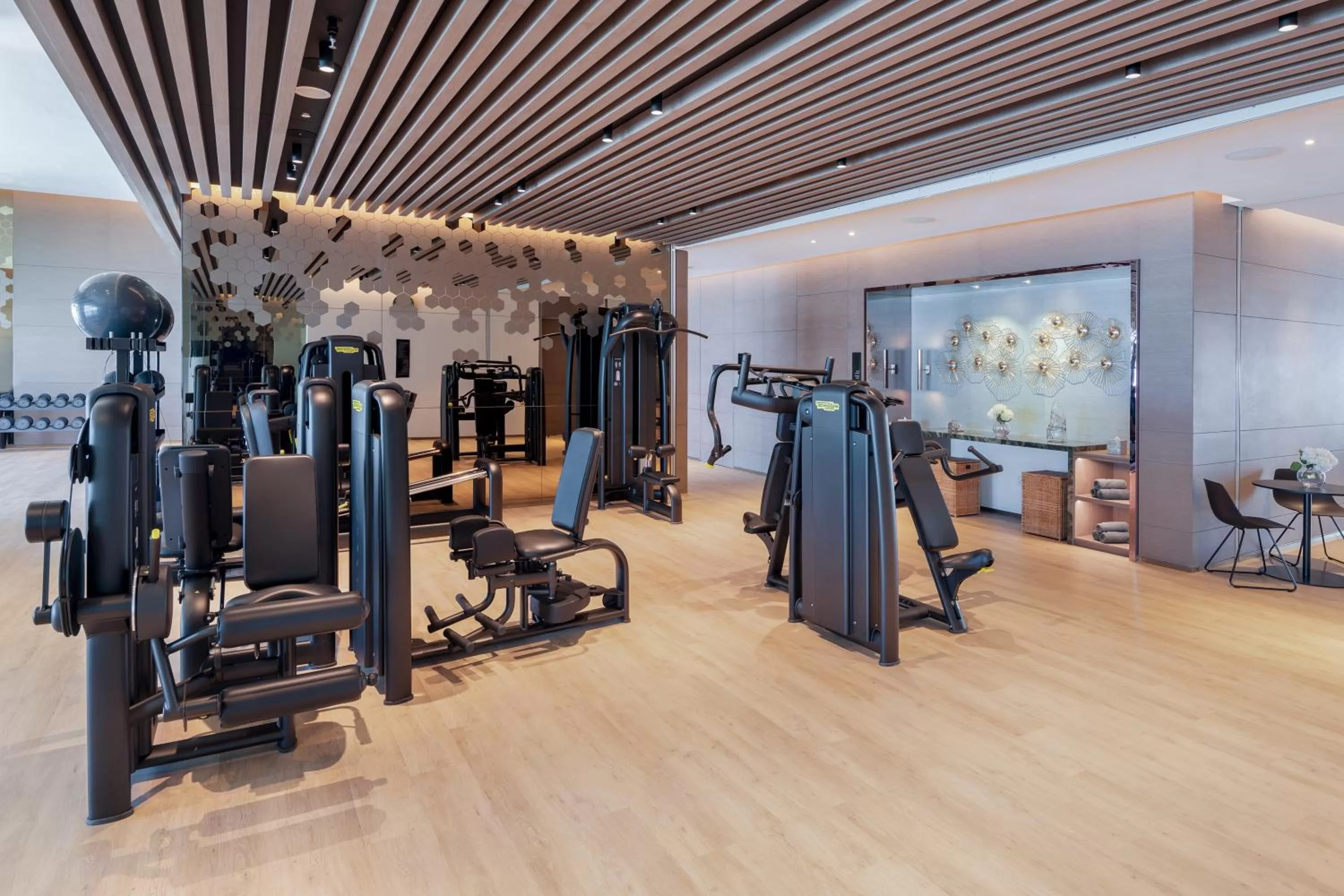 Fitness centre/facilities in Address Beach Resort