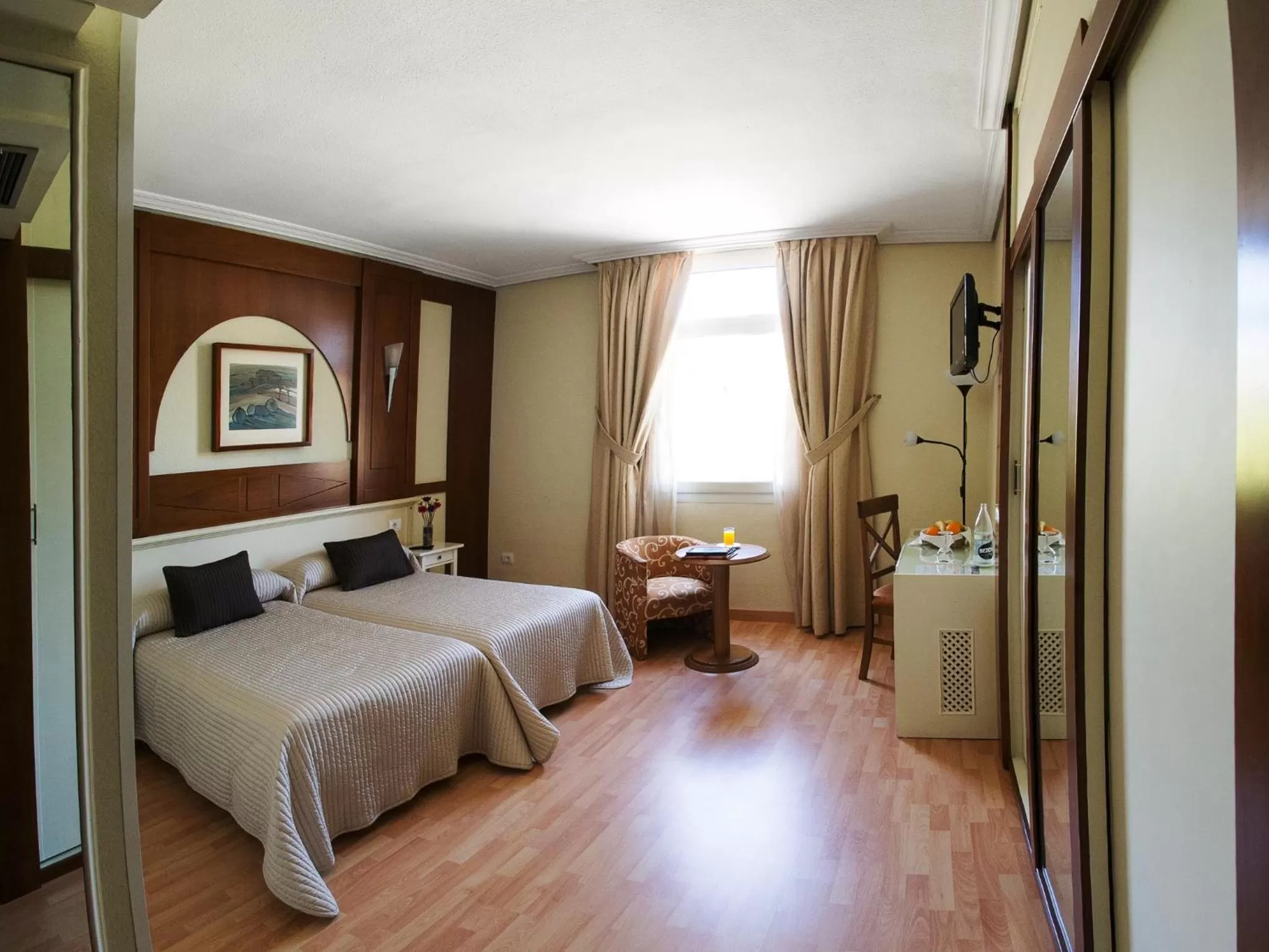 Bedroom, Bed in Hotel Pasarela