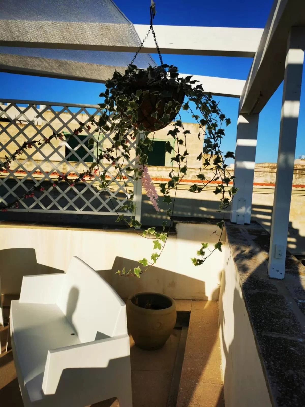 Balcony/Terrace in B&B Barone Sieri Pepoli