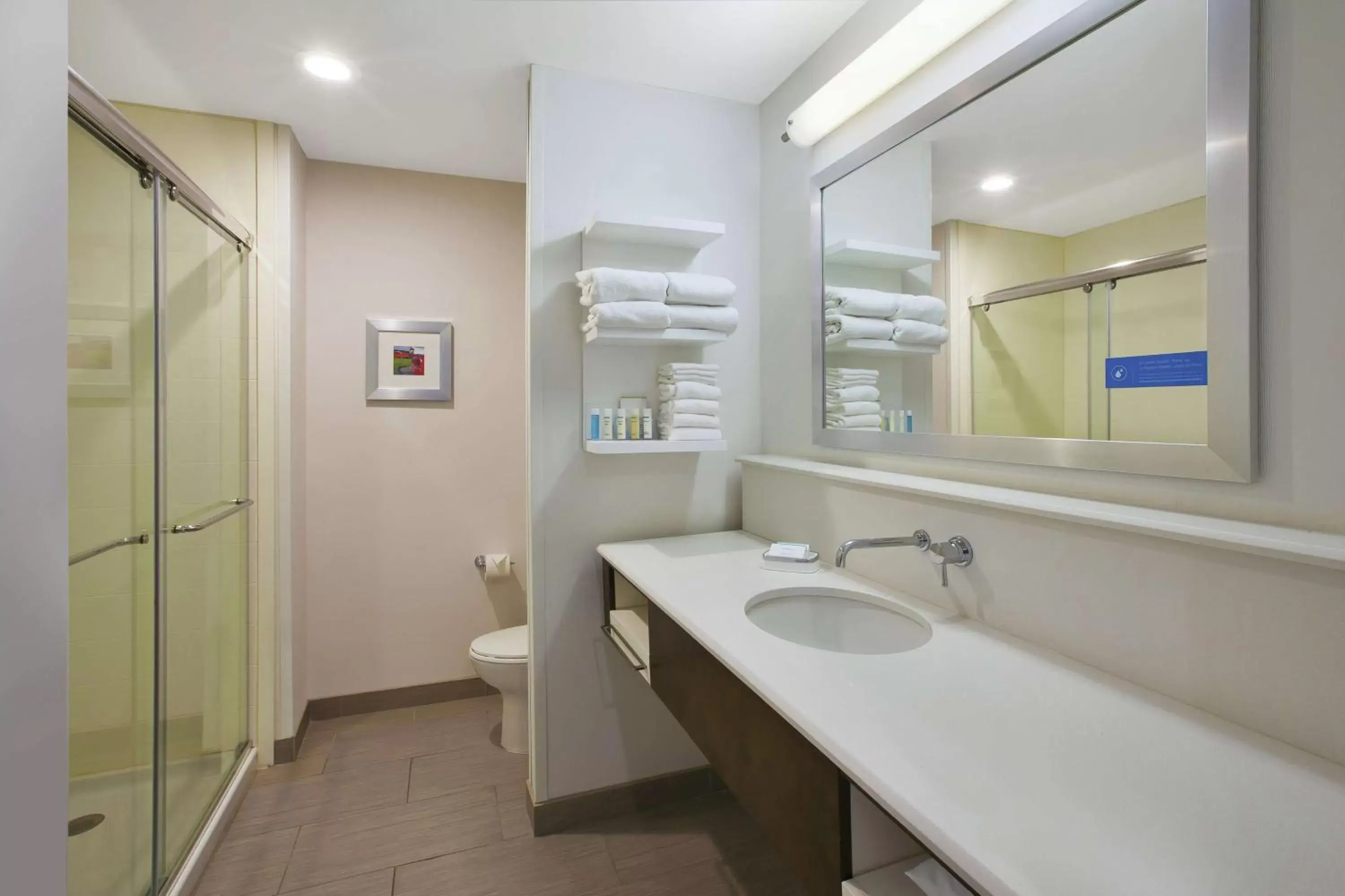 Bathroom in Hampton Inn by Hilton Detroit Dearborn, MI