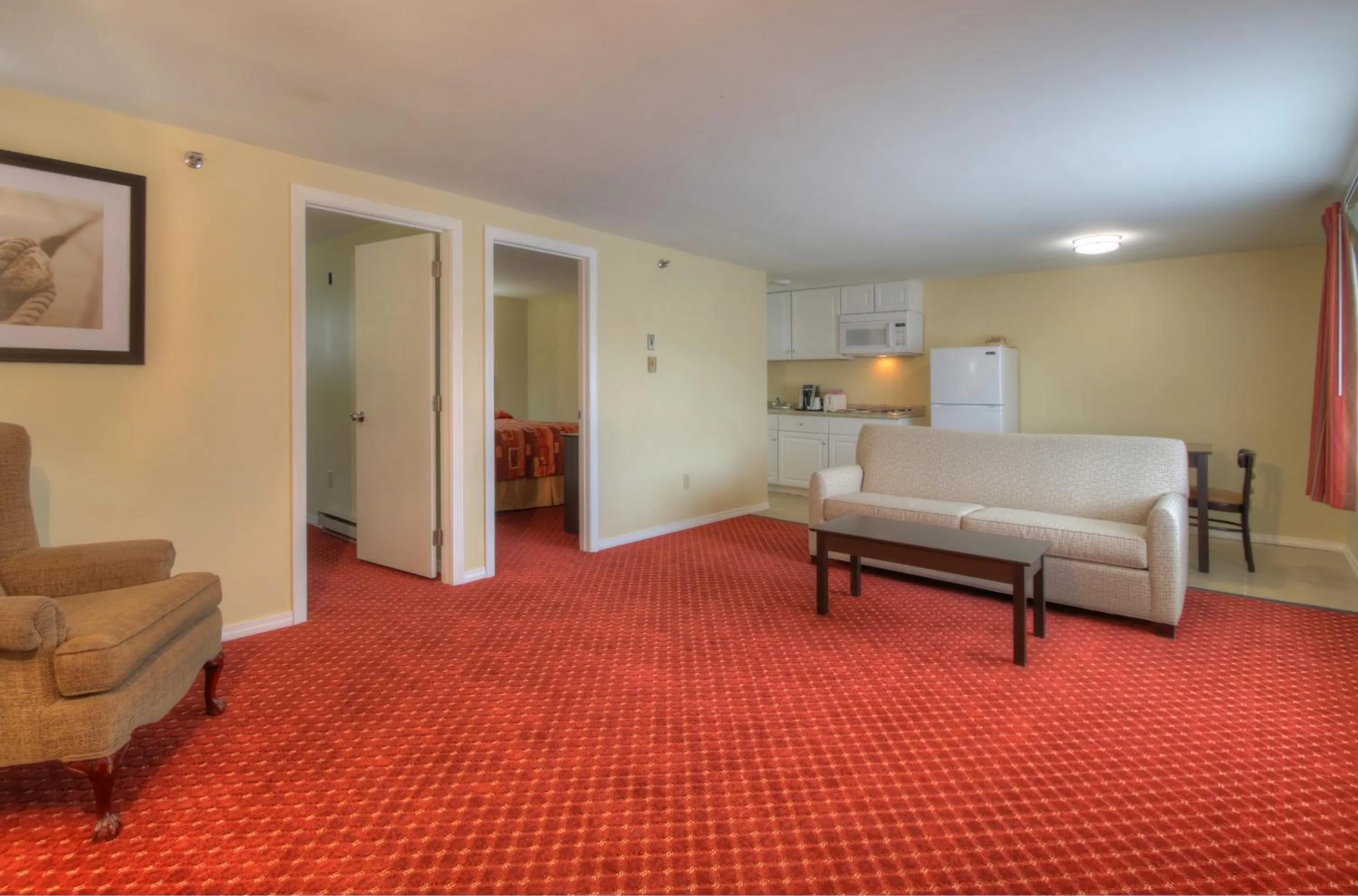 Living room in Ogunquit Tides