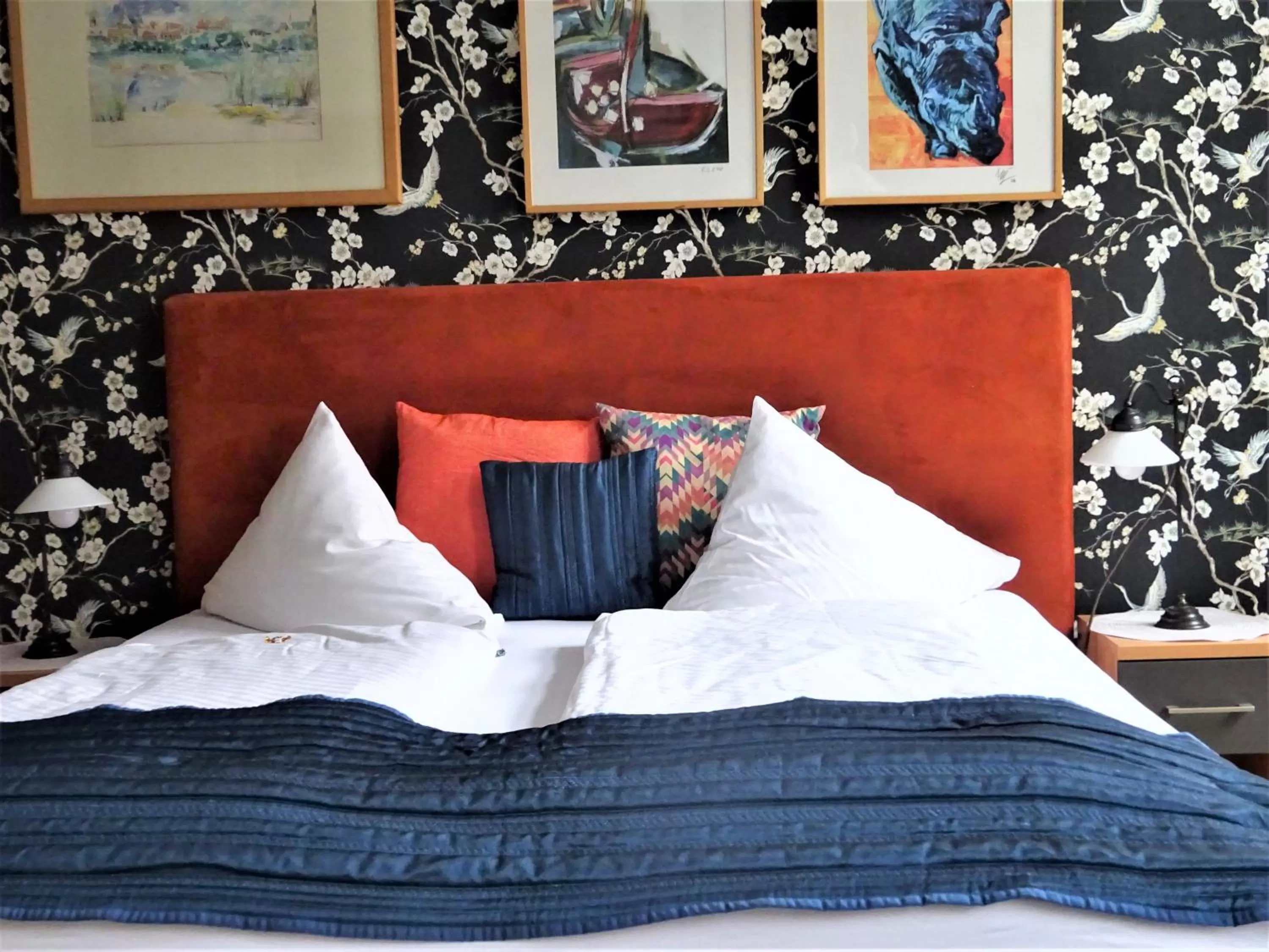 Bedroom, Bed in Hotel Pension Zur Fährbrücke