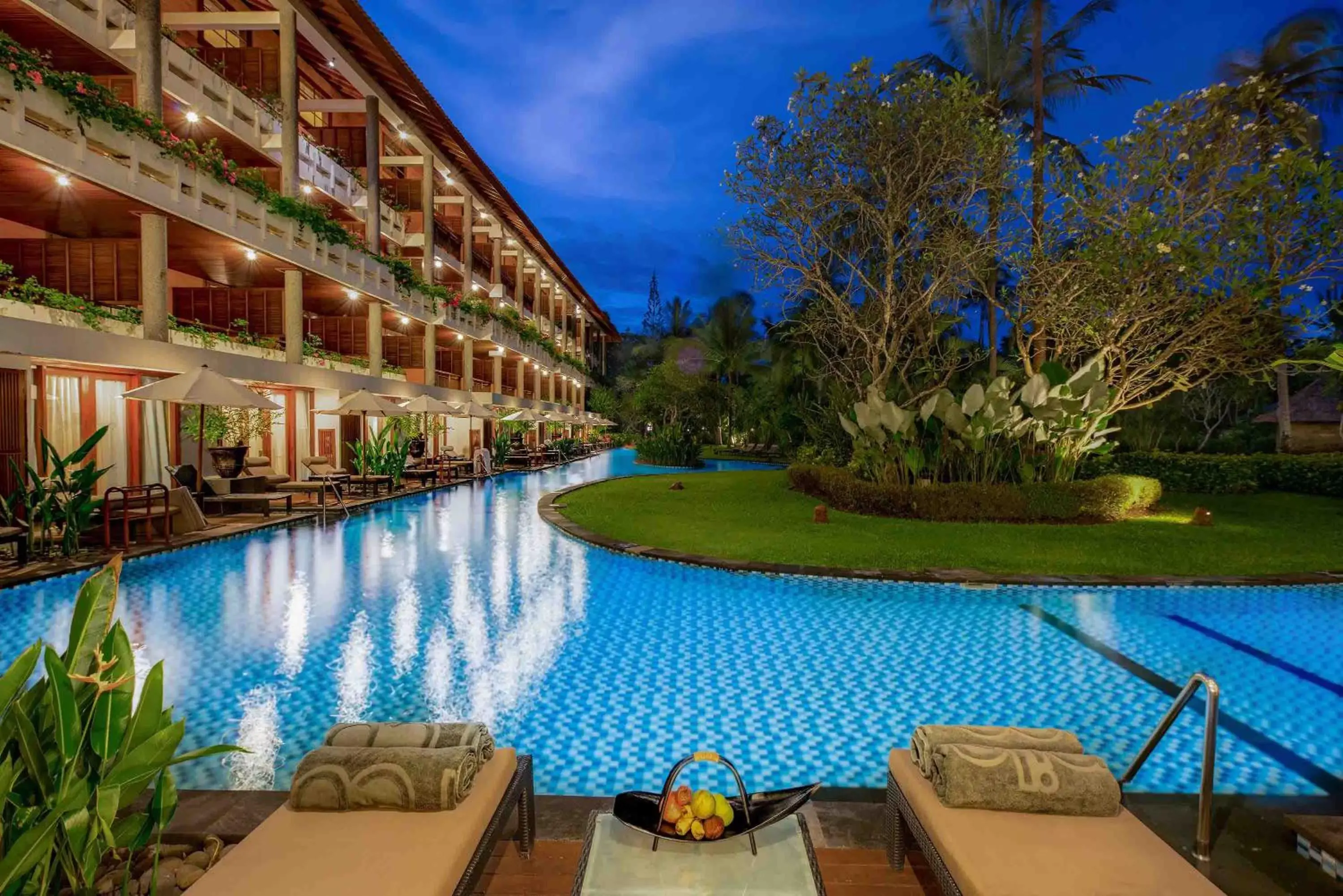 Balcony/Terrace, Swimming Pool in Melia Bali