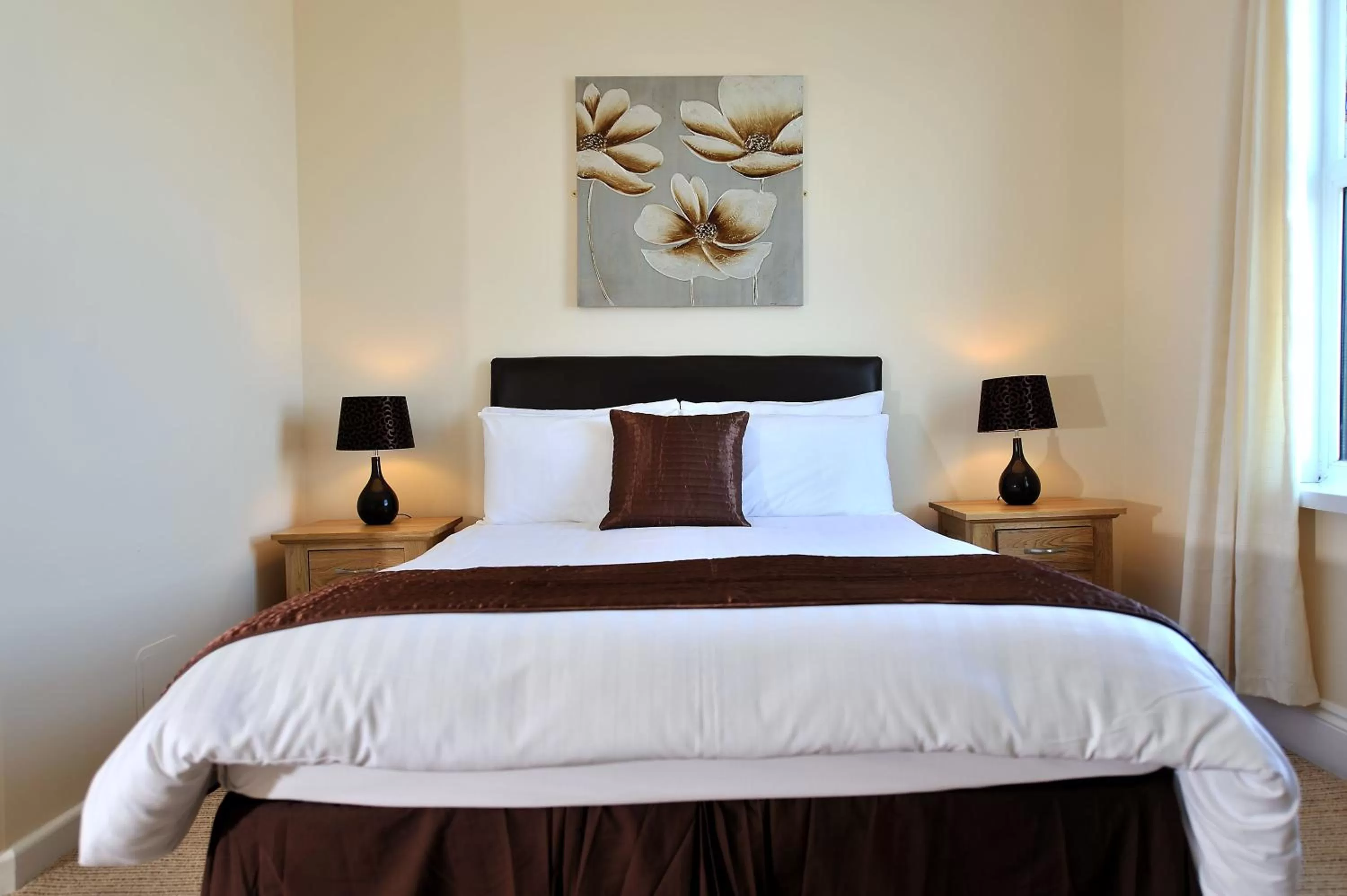 Bed in Pentire Newquay Cornwall Hotel