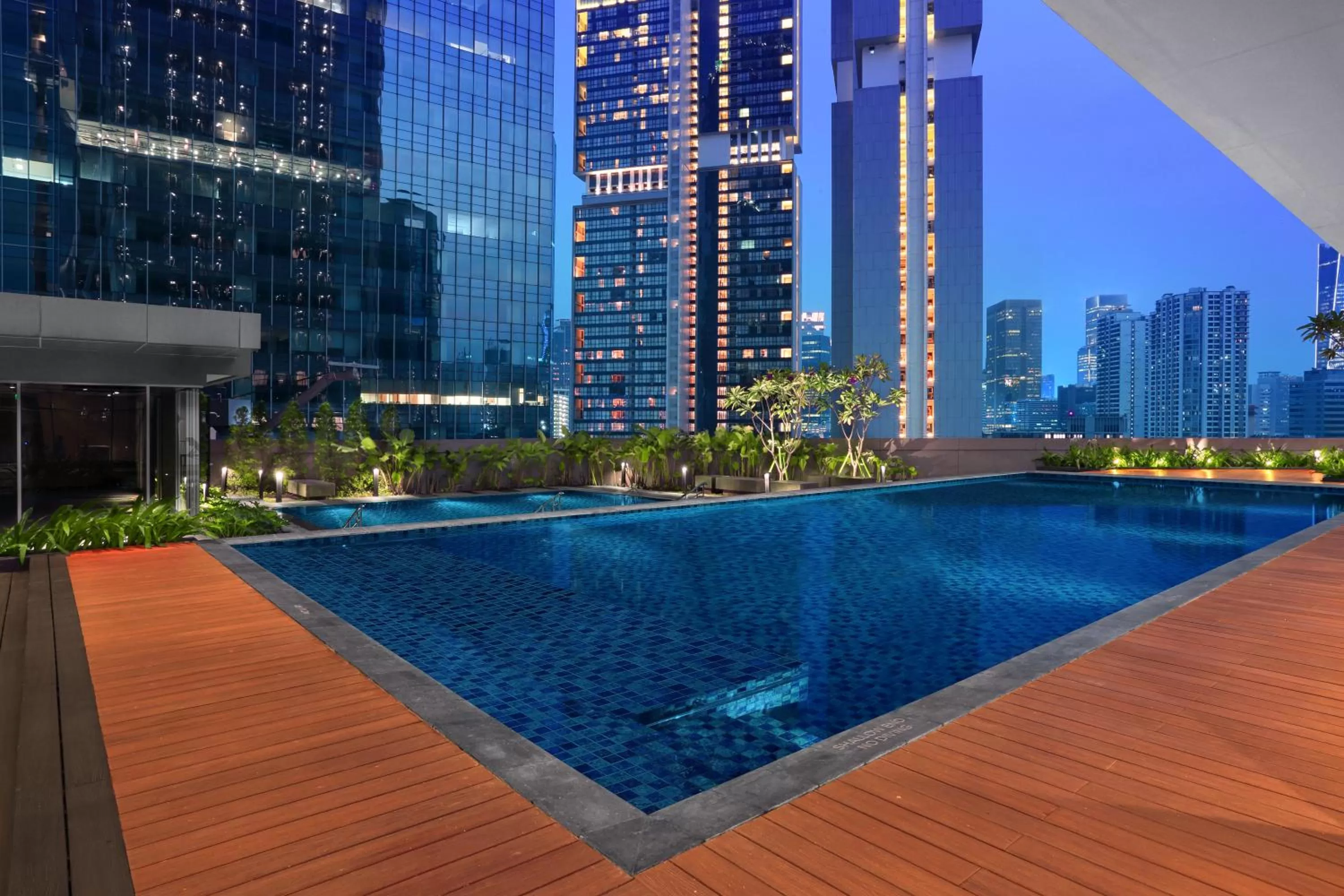 Swimming pool in Citadines Sudirman Jakarta