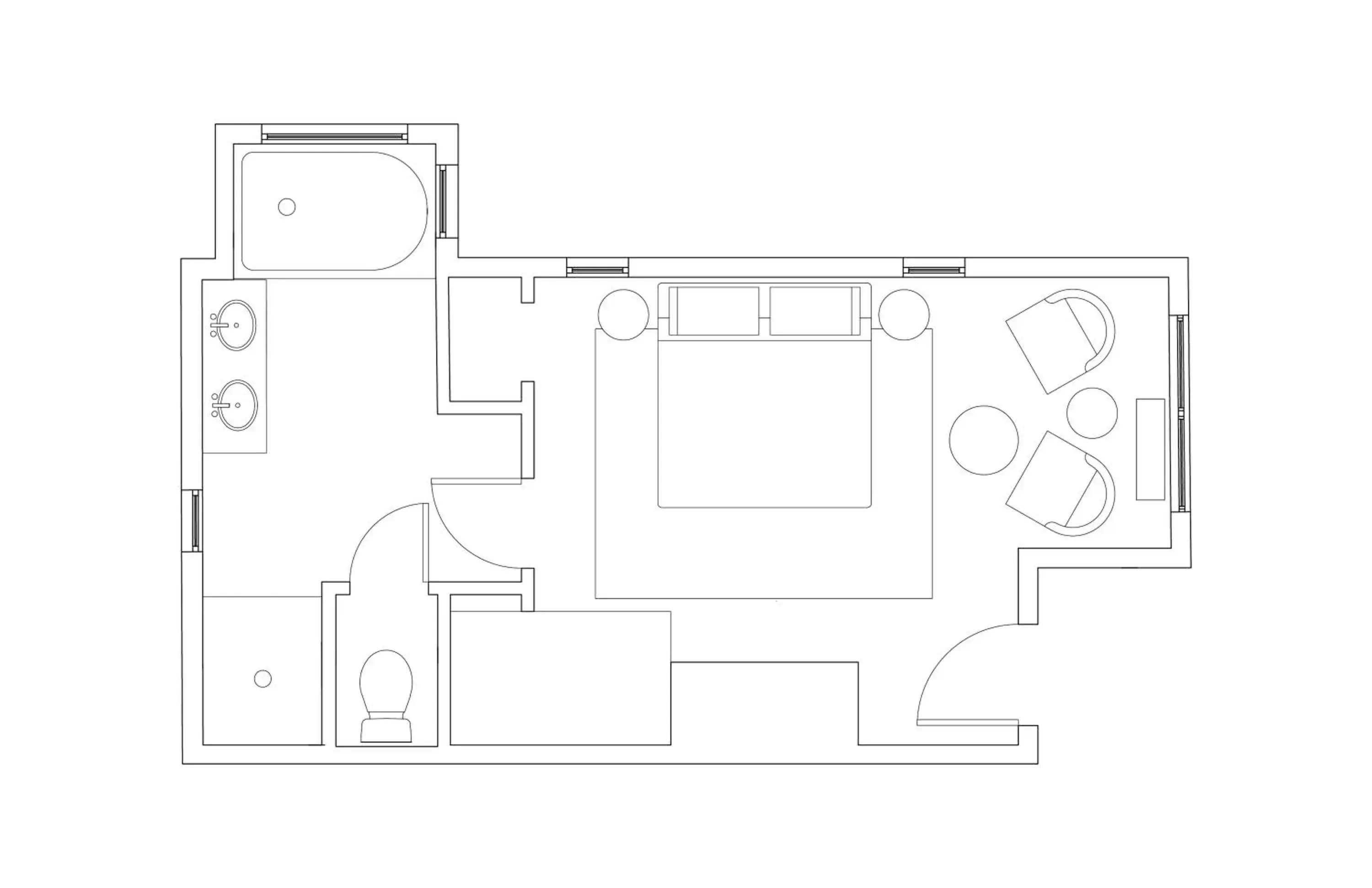 Floor Plan in Blind Tiger Asheville