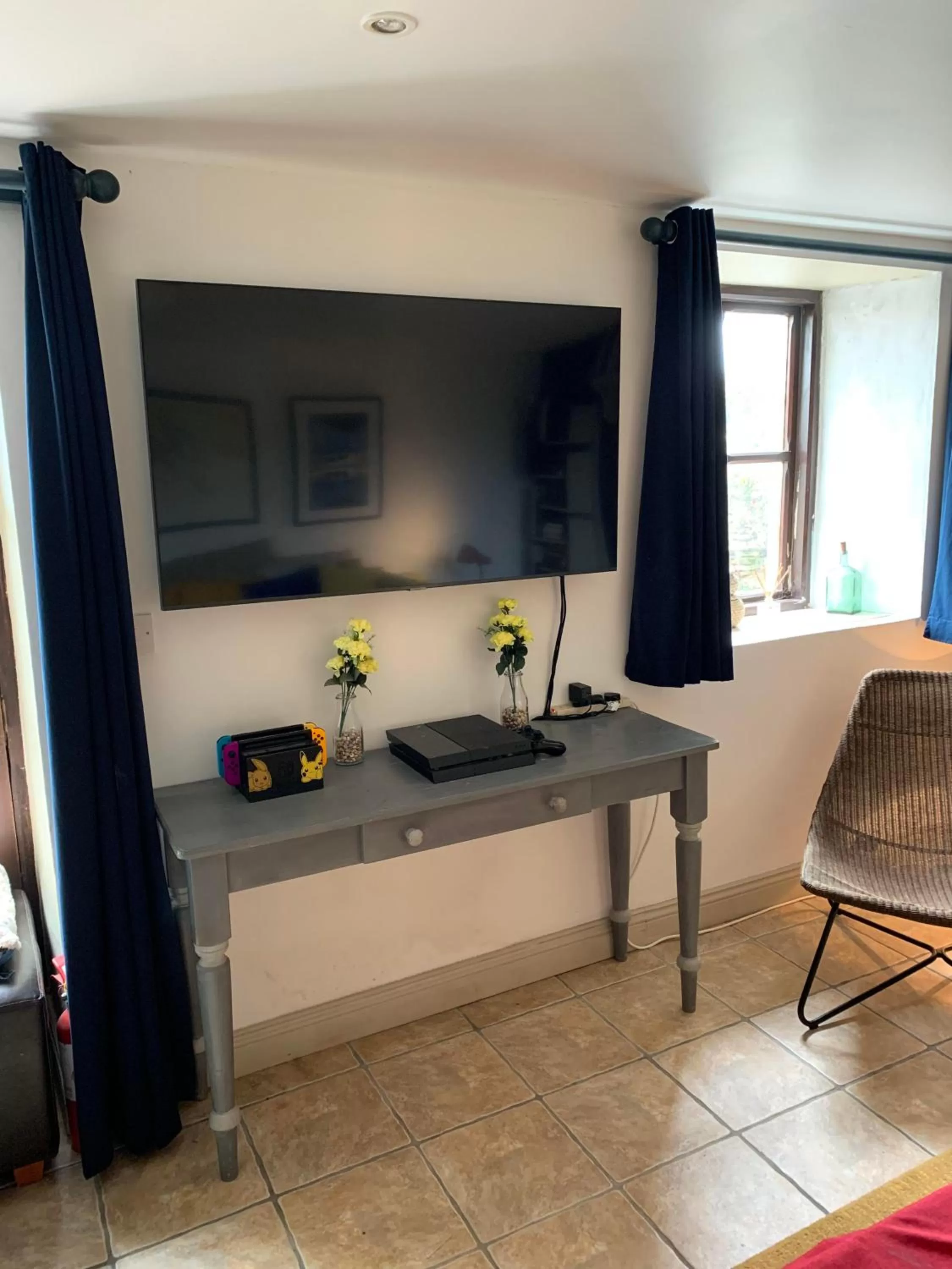 Communal lounge/ TV room in Heir Island House