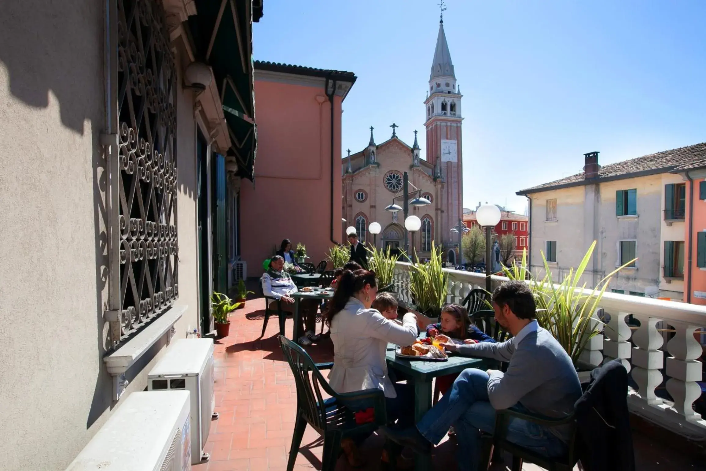 Patio in Hotel Kappa