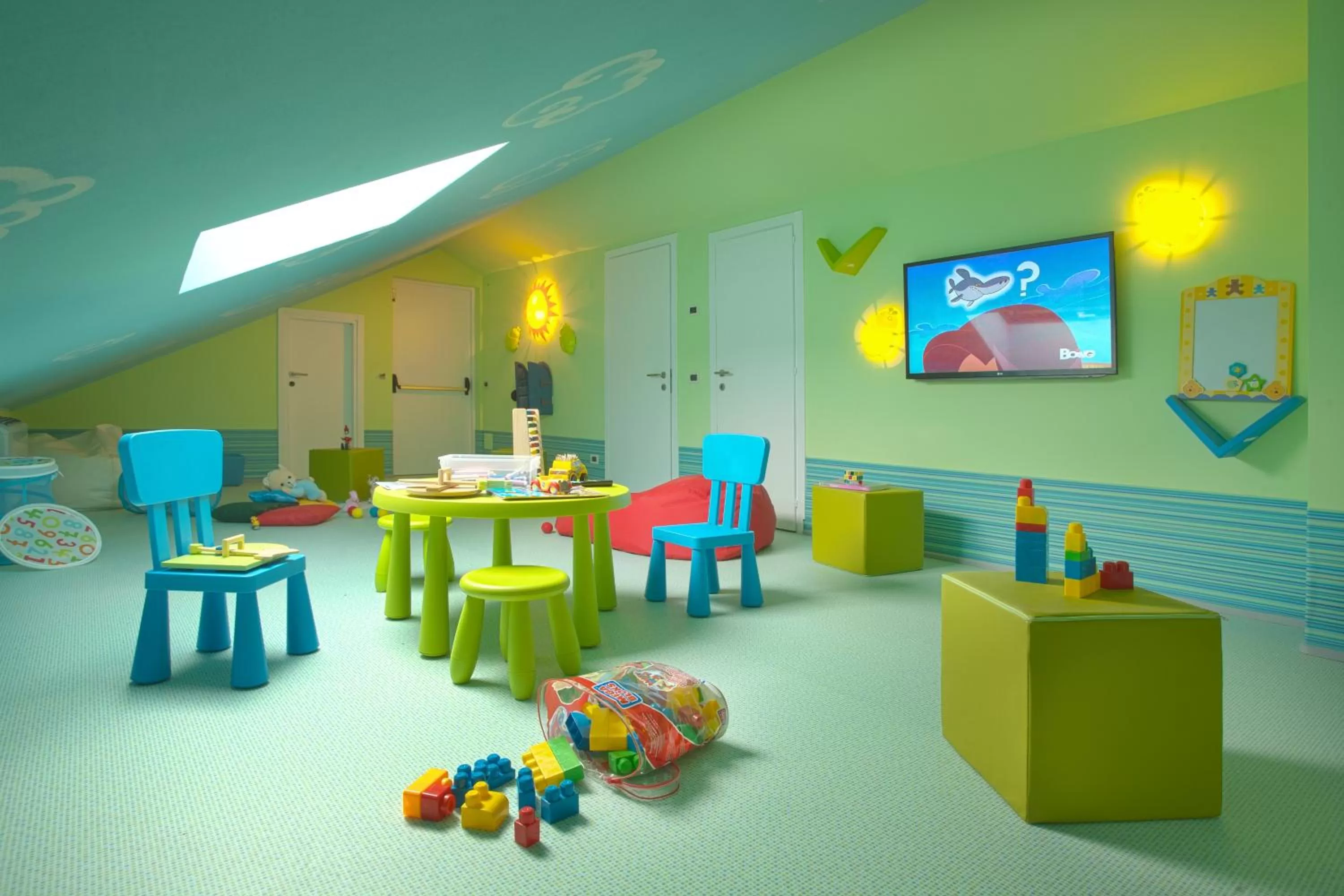 Children play ground in Villa Appiani Hotel