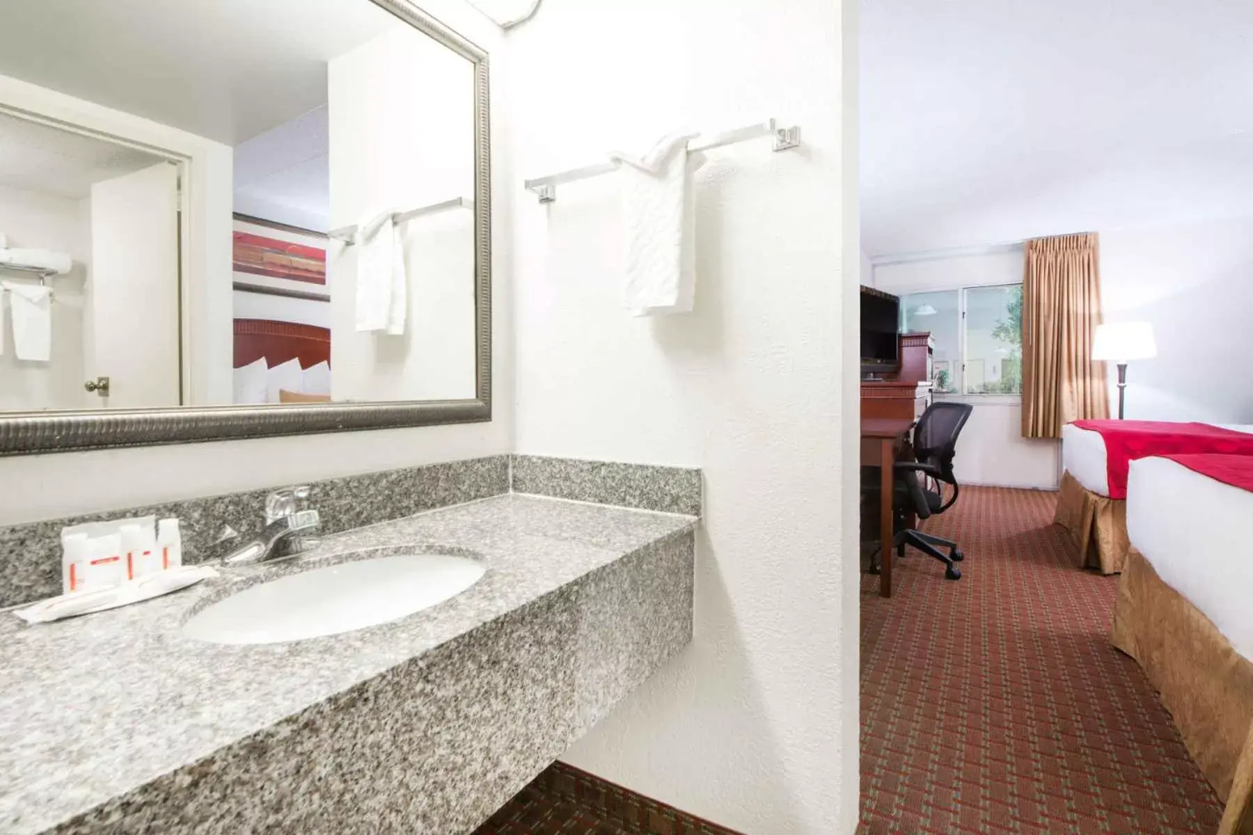 View (from property/room), Bathroom in Ramada by Wyndham Enid