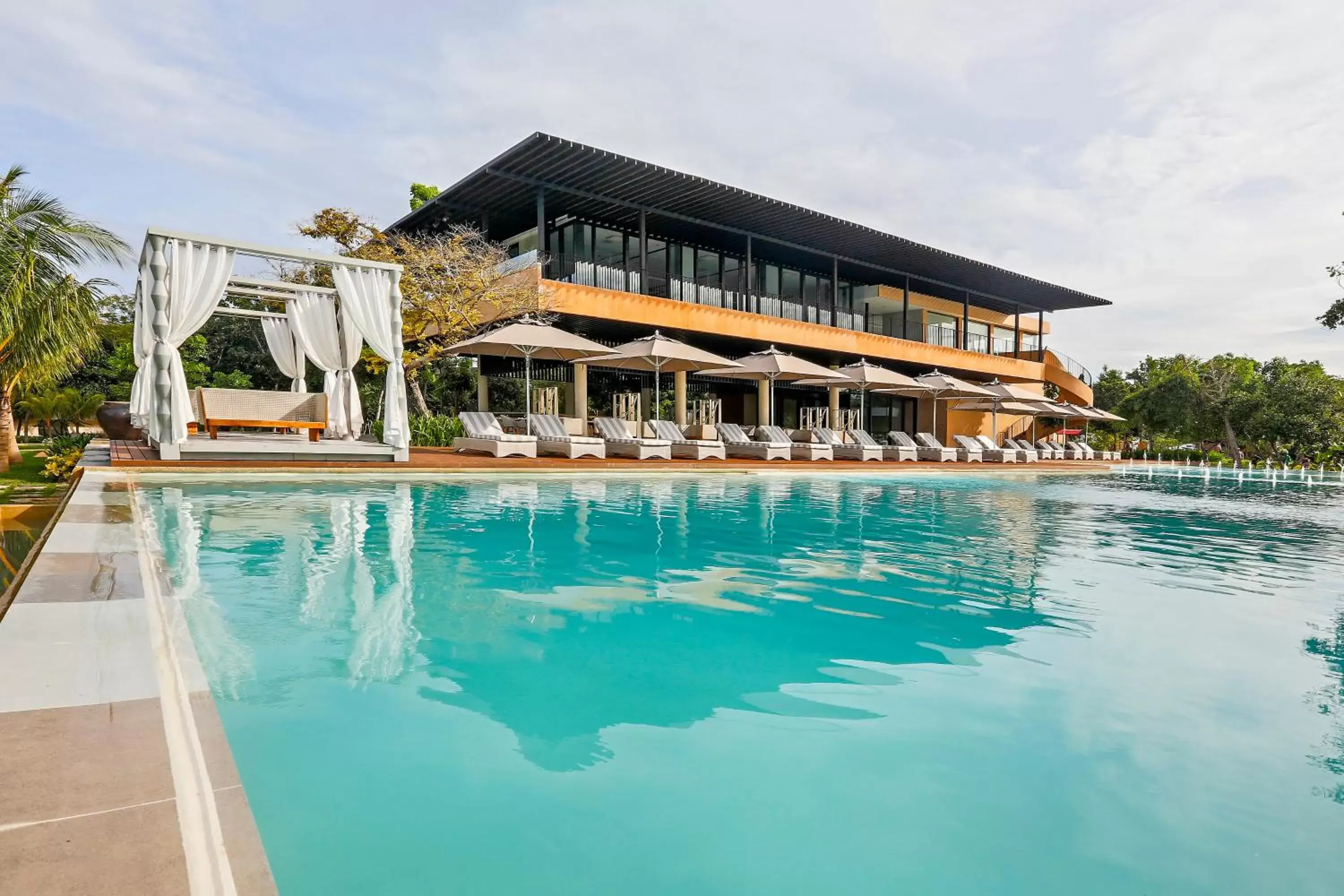 Swimming pool, Property Building in Amorita Resort