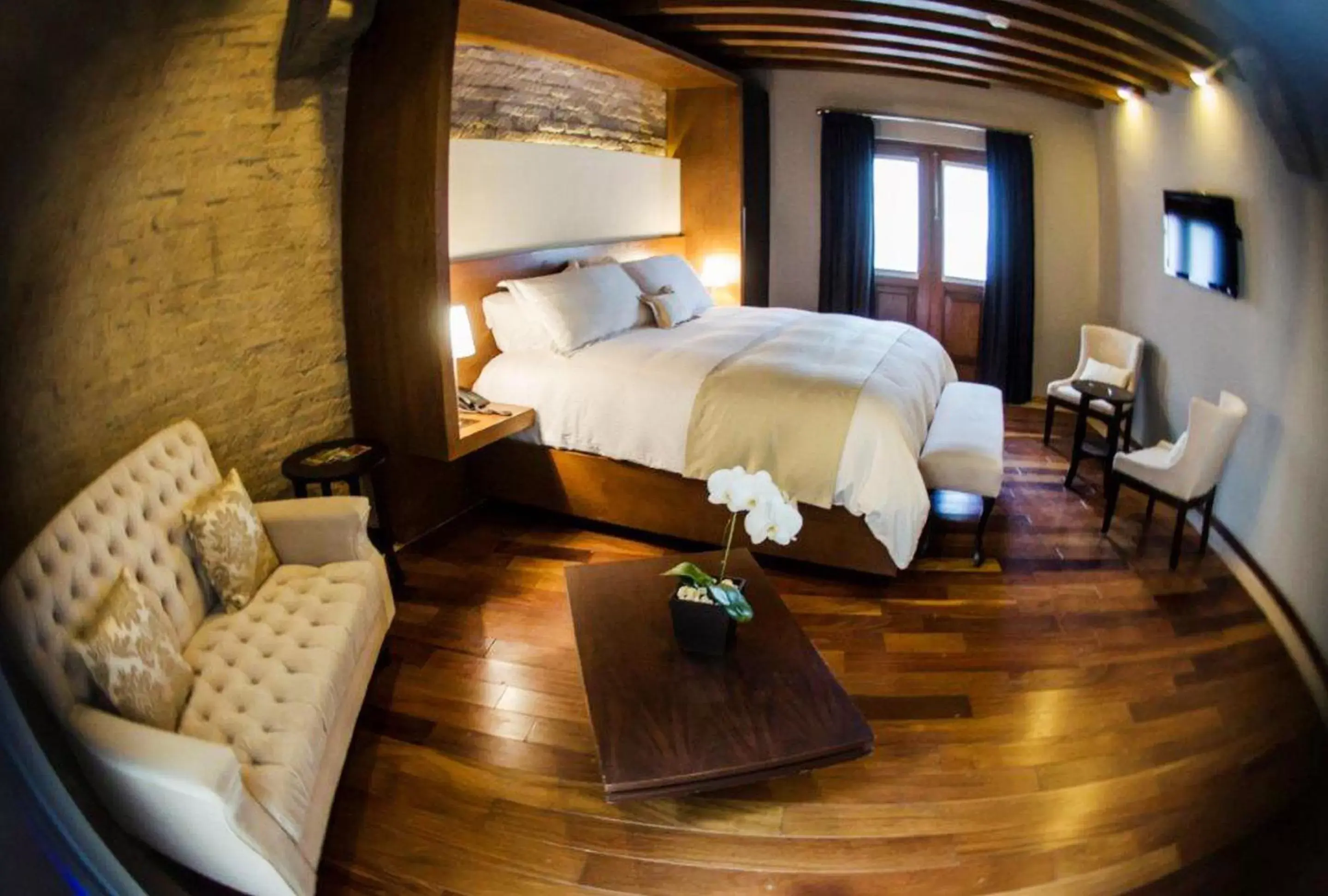 Bed in Hotel Boutique Casa Madero