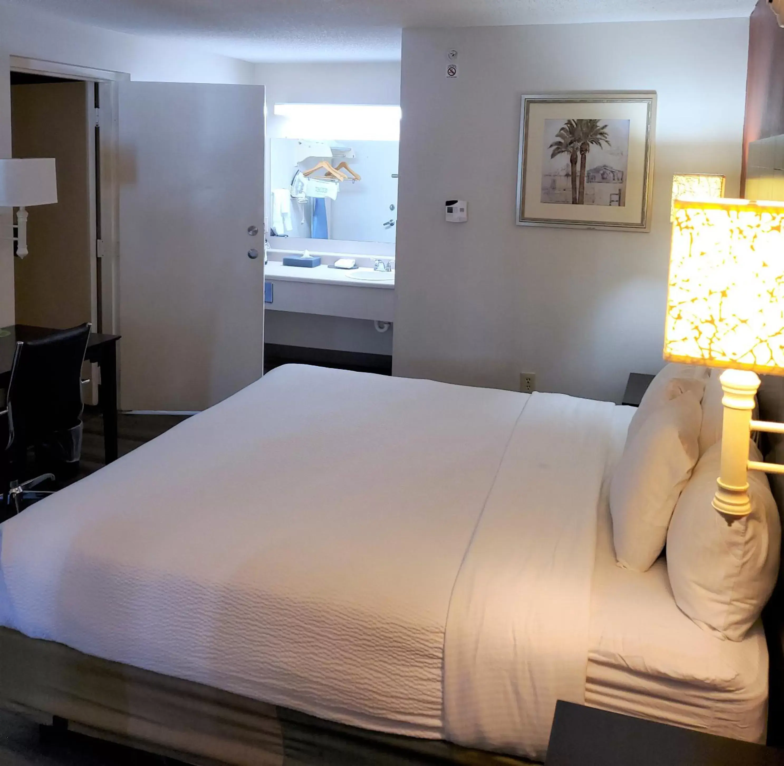 Bedroom, Bed in La Quinta Inn by Wyndham Tampa Near Busch Gardens