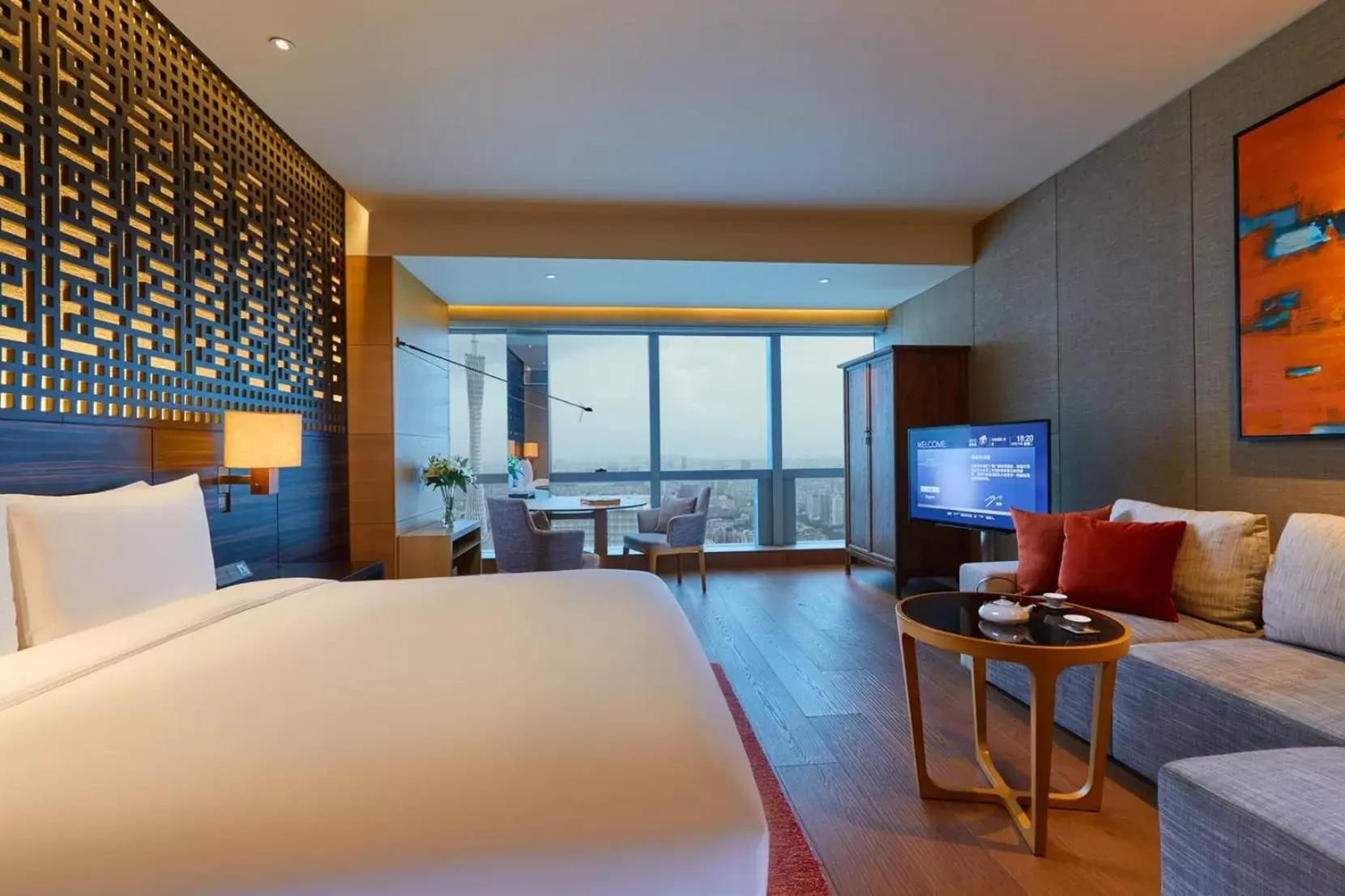 Photo of the whole room in Park Hyatt Guangzhou - Free Shuttle Bus To Canton Fair Complex During Canton Fair Period