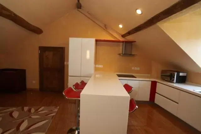 Dining area, Kitchen/Kitchenette in Château de Belle Poule