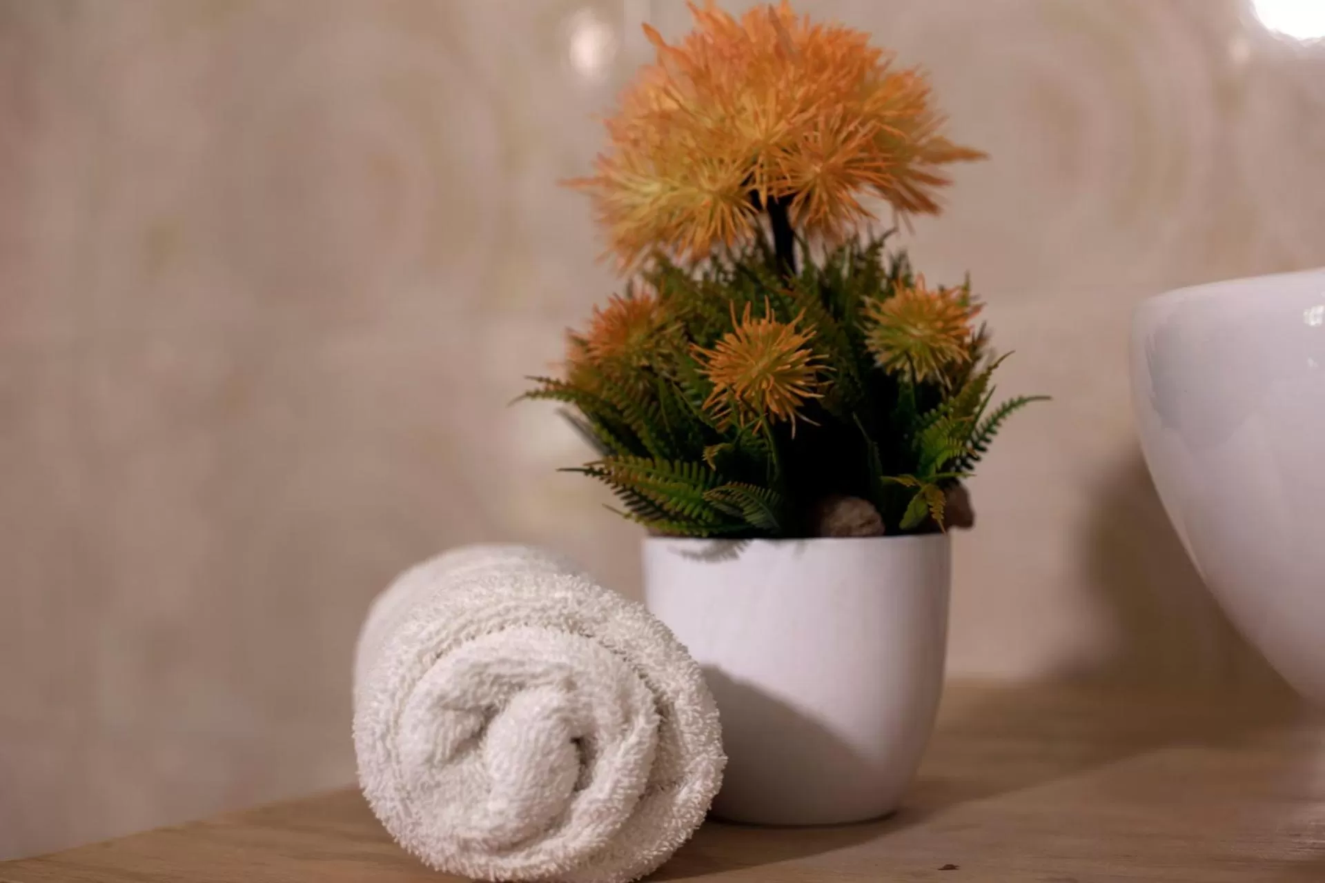 towels in Entebbe Palm Hotel