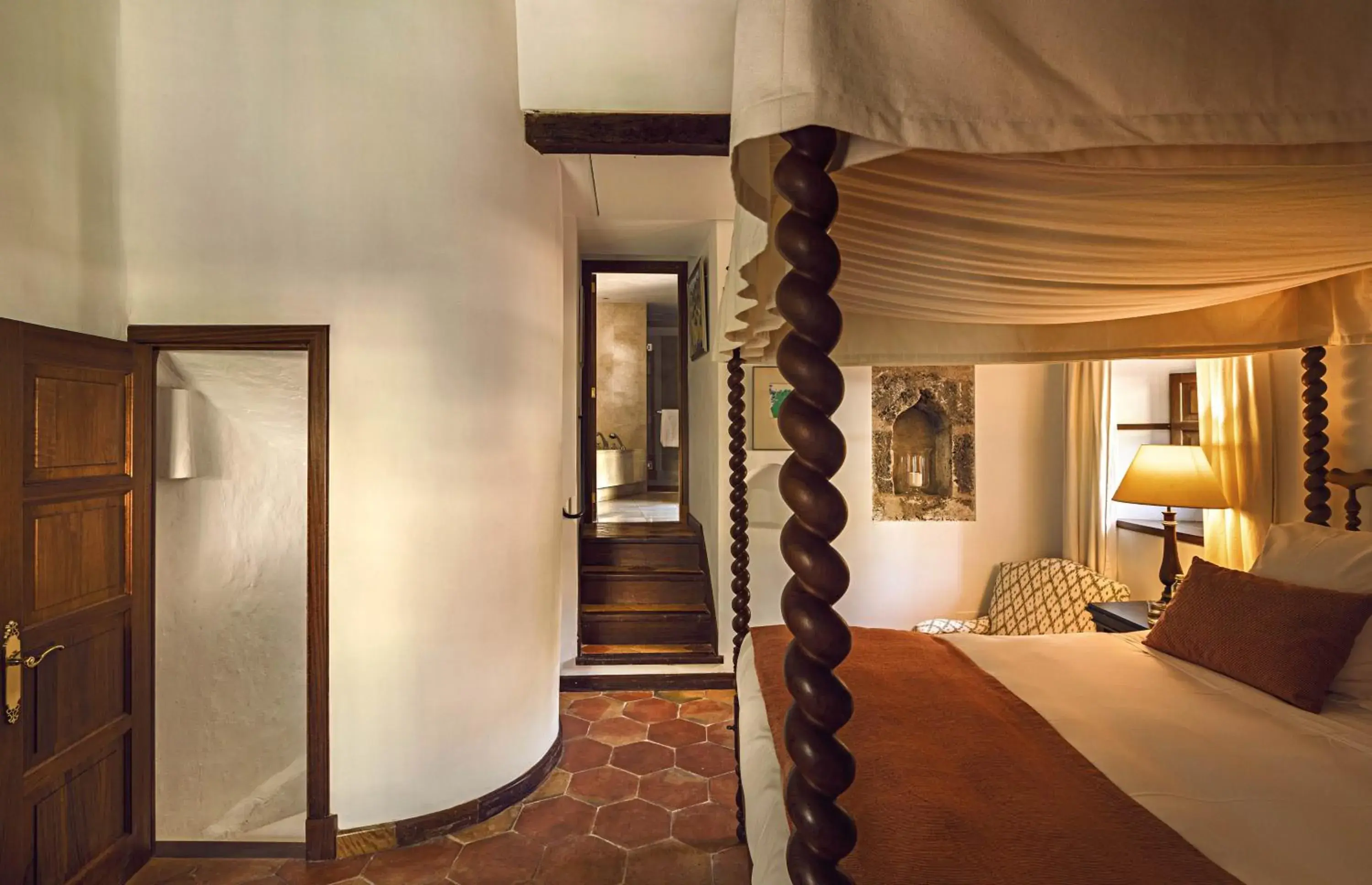 Bedroom, Bed in La Residencia, A Belmond Hotel, Mallorca