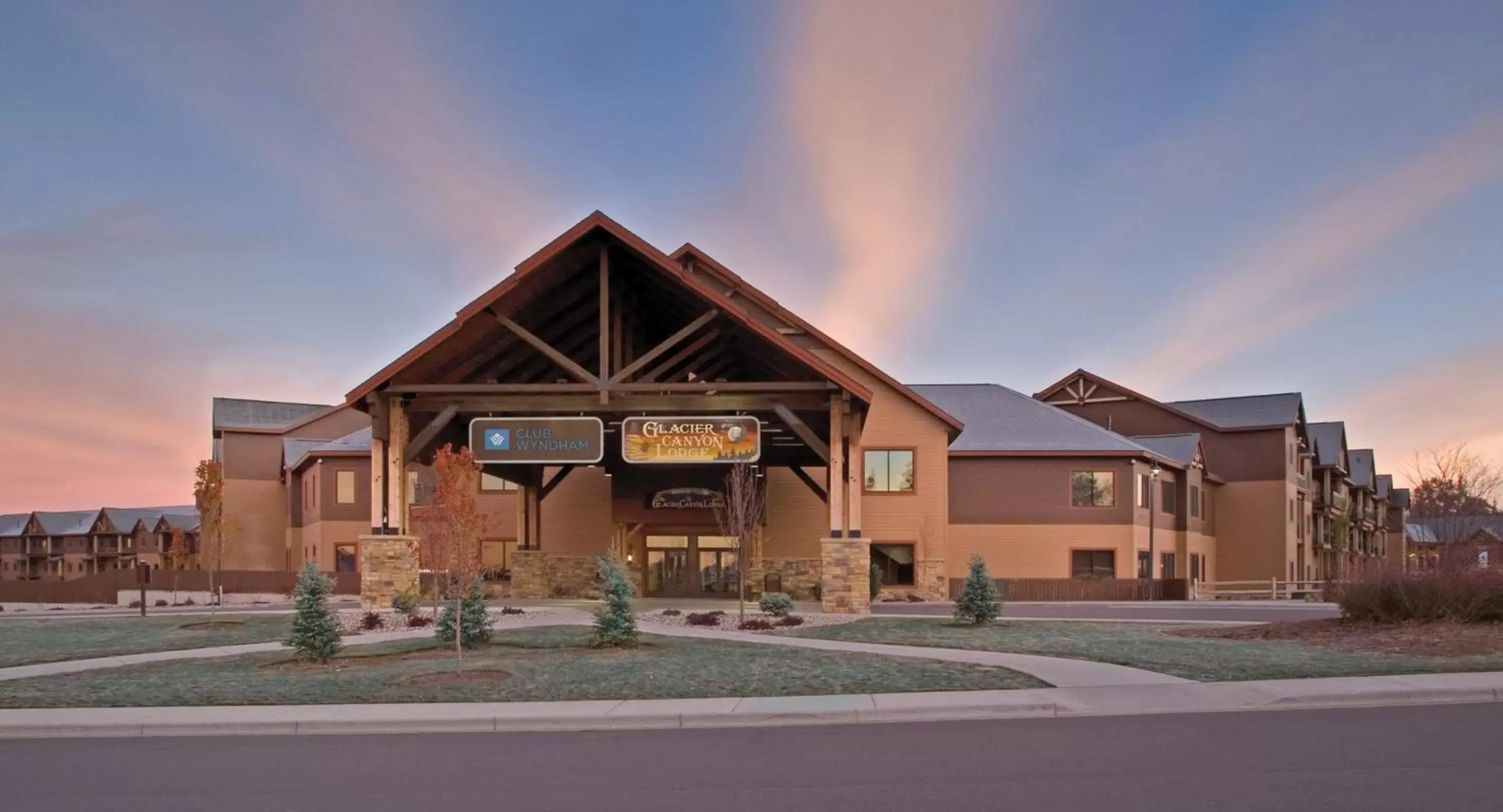 Decorative detail, Property Building in Club Wyndham Glacier Canyon