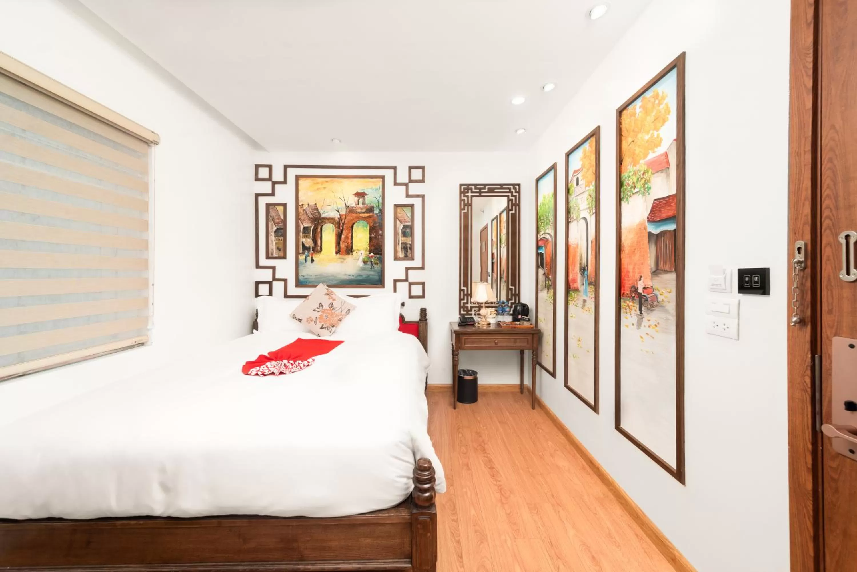 Bed in Veshia Hotel & Spa