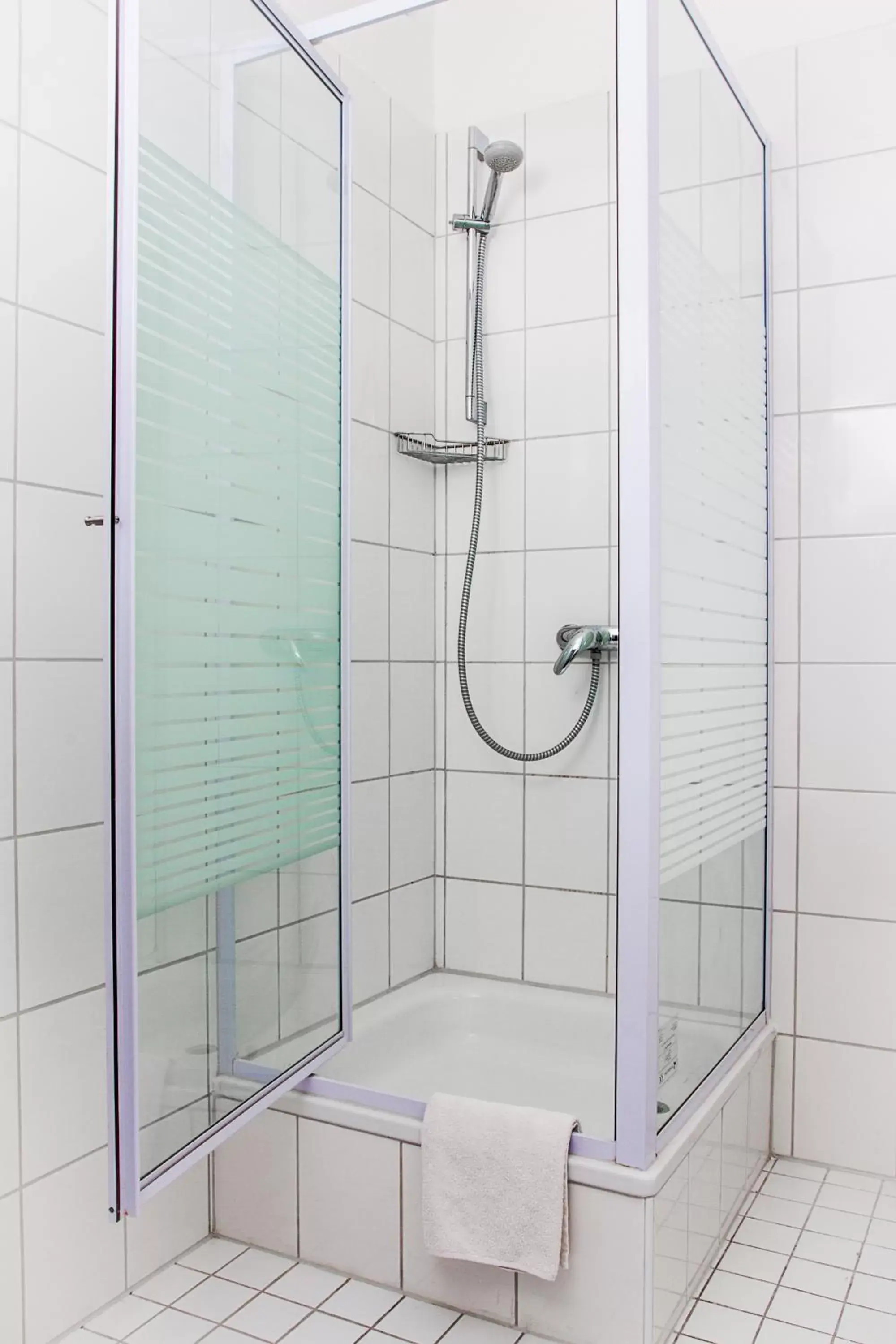 Shower, Bathroom in Hotel Eckstein