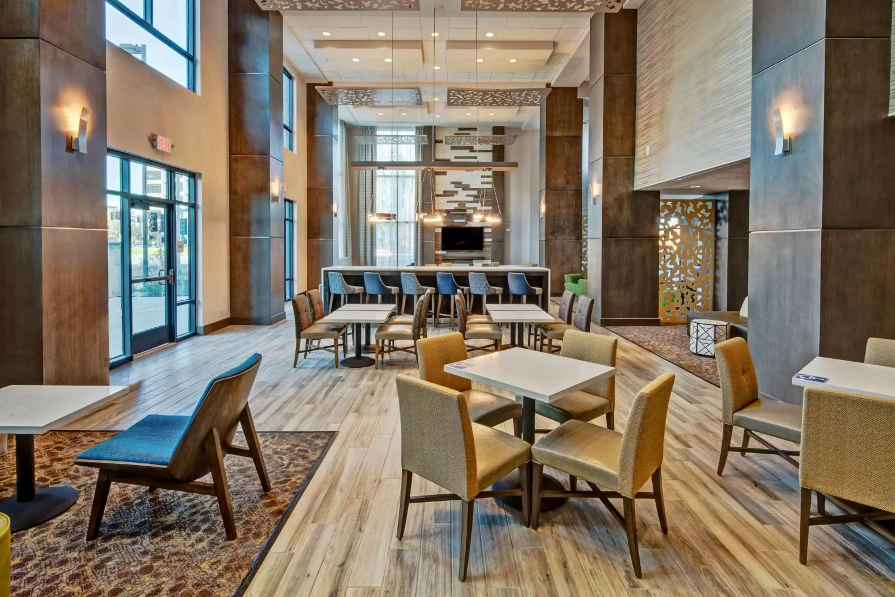 Dining area, Restaurant/Places to Eat in Hampton Inn & Suites San Jose Airport