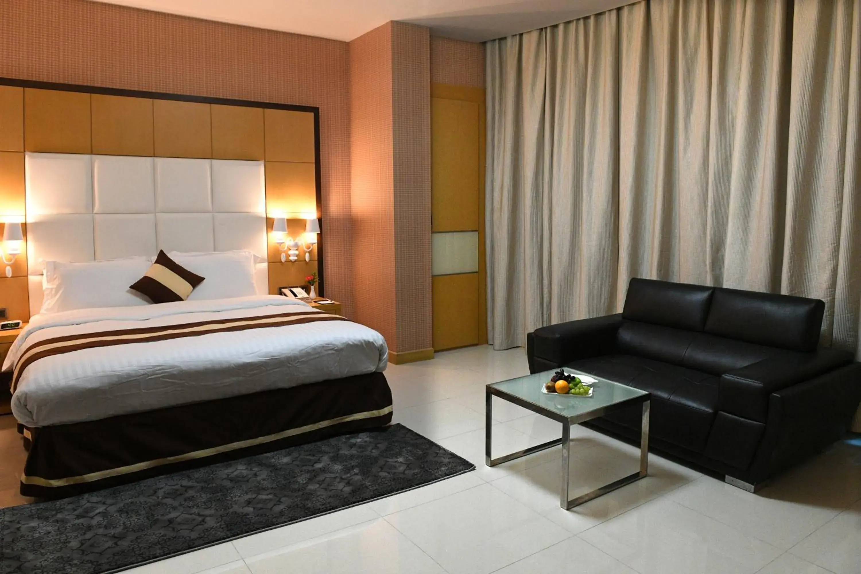 Photo of the whole room, Bed in Al Olaya Suites Hotel
