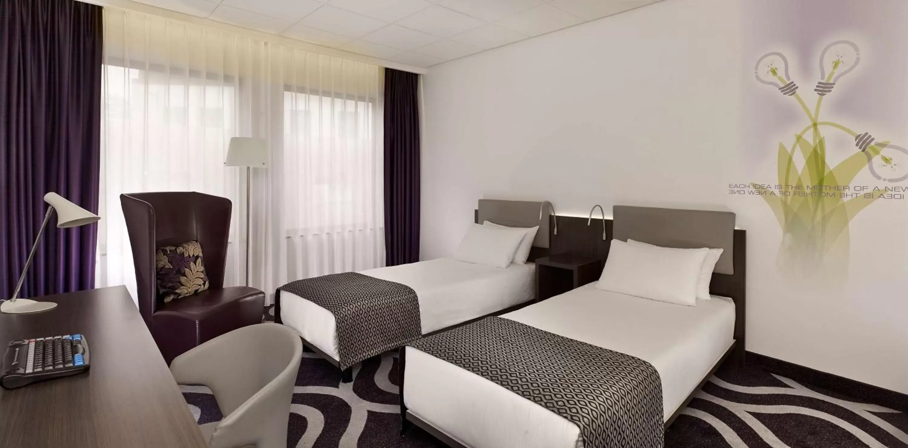 Photo of the whole room, Bed in Park Plaza Eindhoven