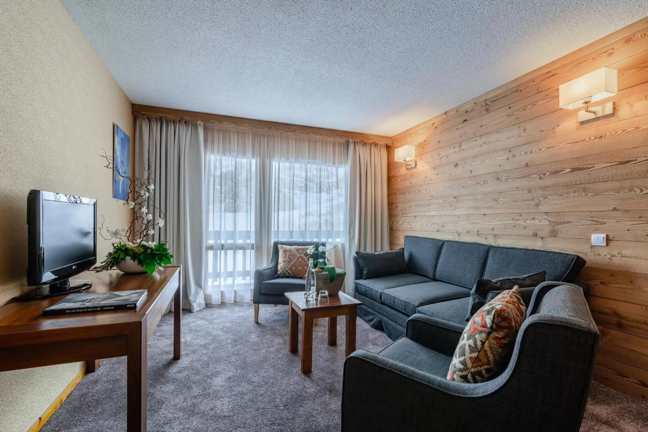 Living room, Seating Area in Hotel Les Arolles