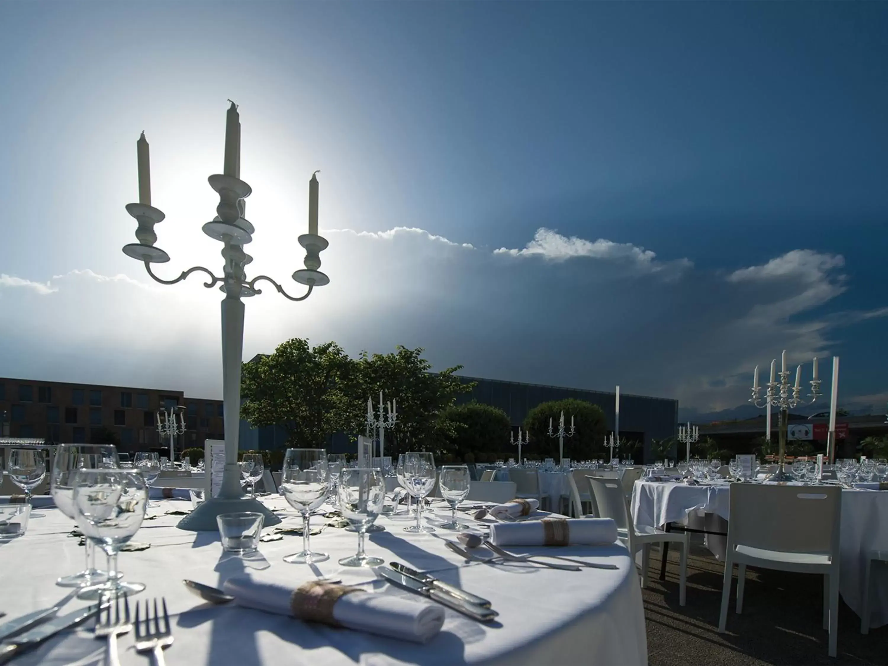 Patio, Restaurant/Places to Eat in Starling Hotel Lausanne