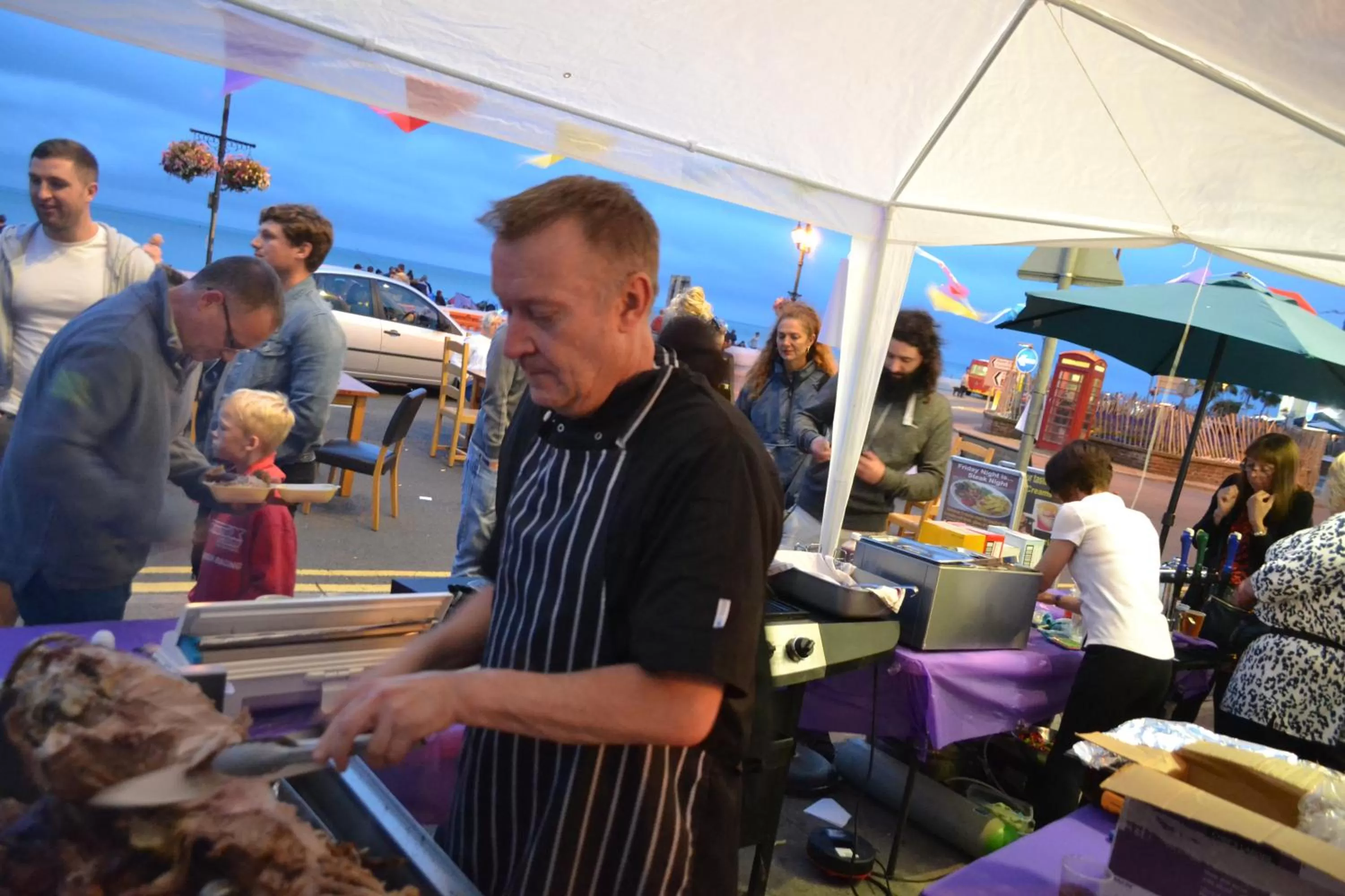 People in Waterfront Hotel